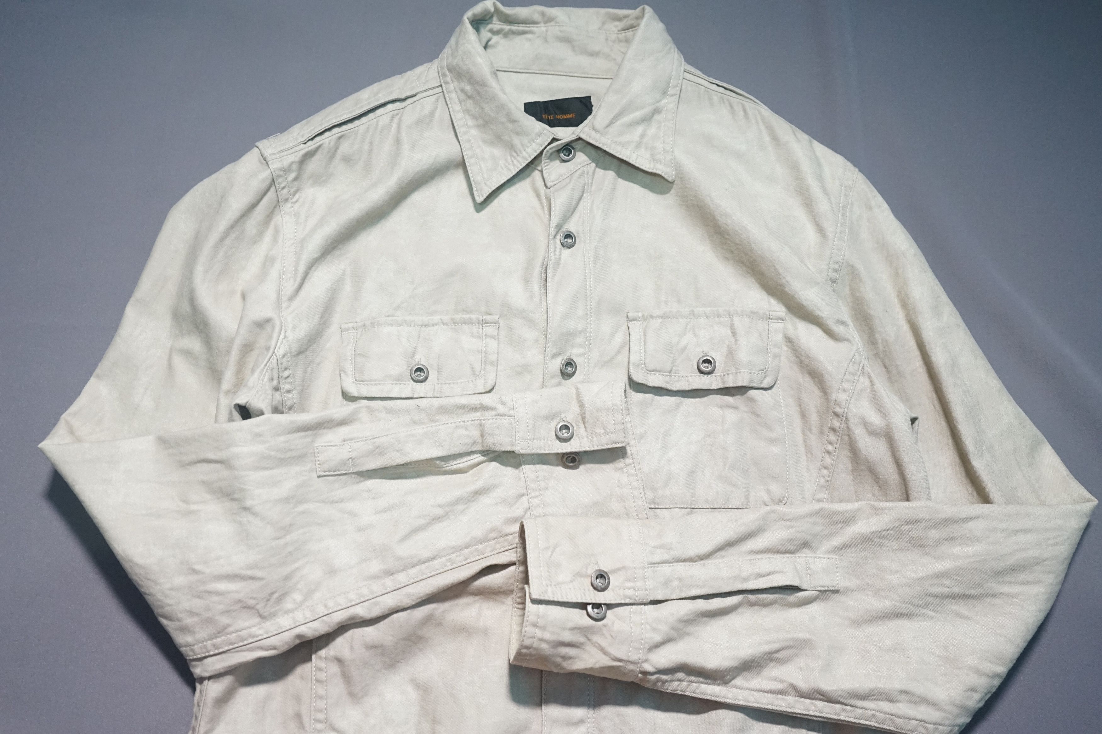 Issey Miyake Issey Miyake Tete Homme Button Shirt Vkei Style Size US S / EU 44-46 / 1 - 5 Thumbnail