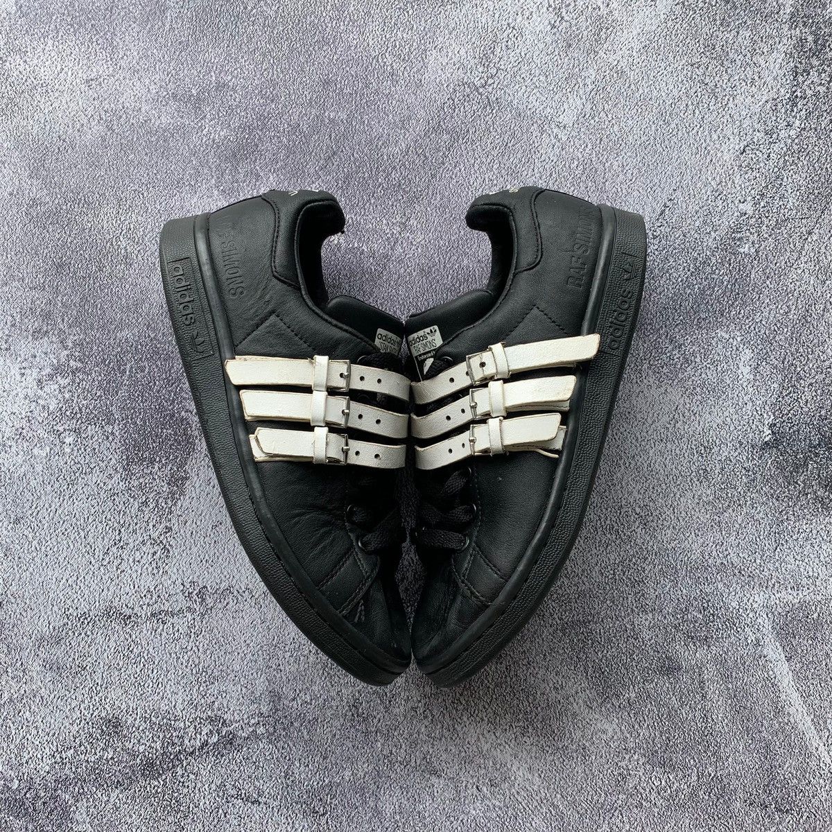Adidas × Raf Simons Raf Simons x Adidas Stan Smith Strap ‘Core Black’ Size US 5 / EU 37 - 3 Thumbnail