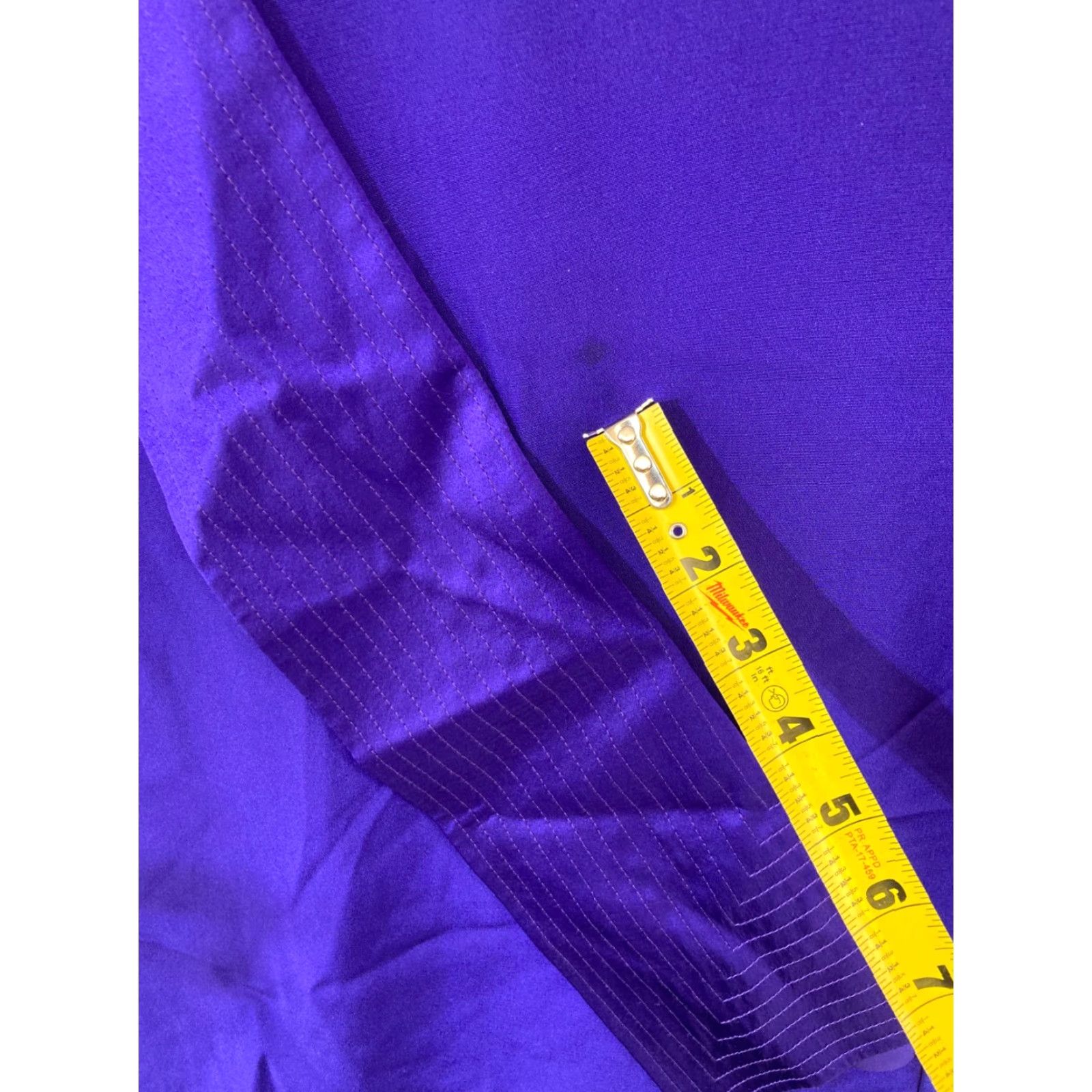 Vintage VINTAGE Roz Sherm Blouse Womens 12 Purple Silk 3/4 Sleeve 80s 90s USA MADE Size XL / US 12-14 / IT 48-50 - 2 Thumbnail