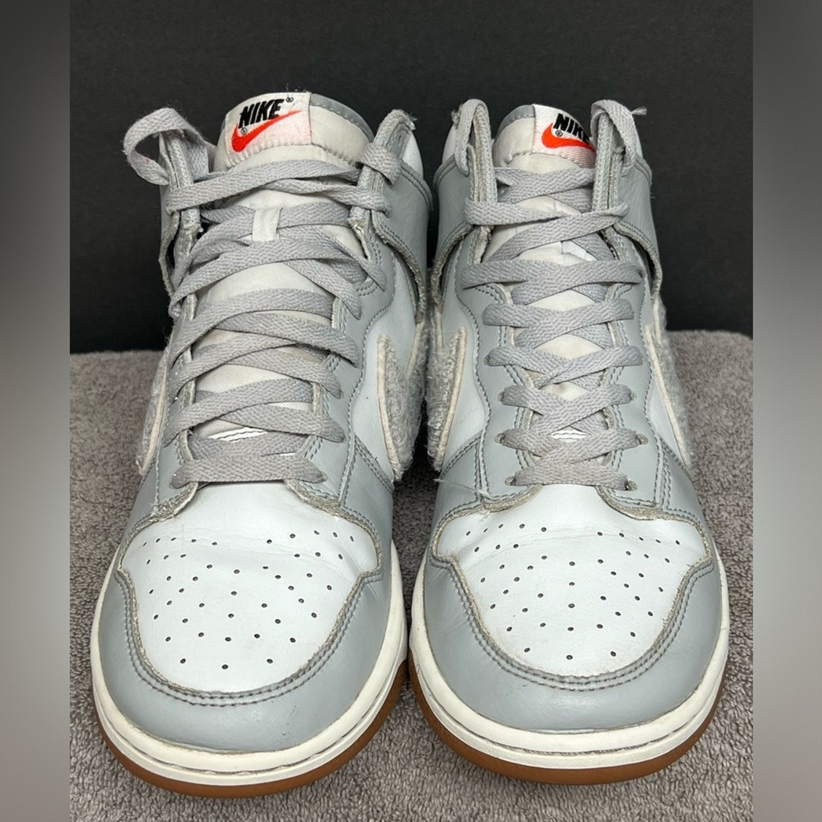 Nike Nike Dunk Hi Retro University Shoes Smoke Gray White SZ 10 Size US 10 / EU 43 - 4 Thumbnail