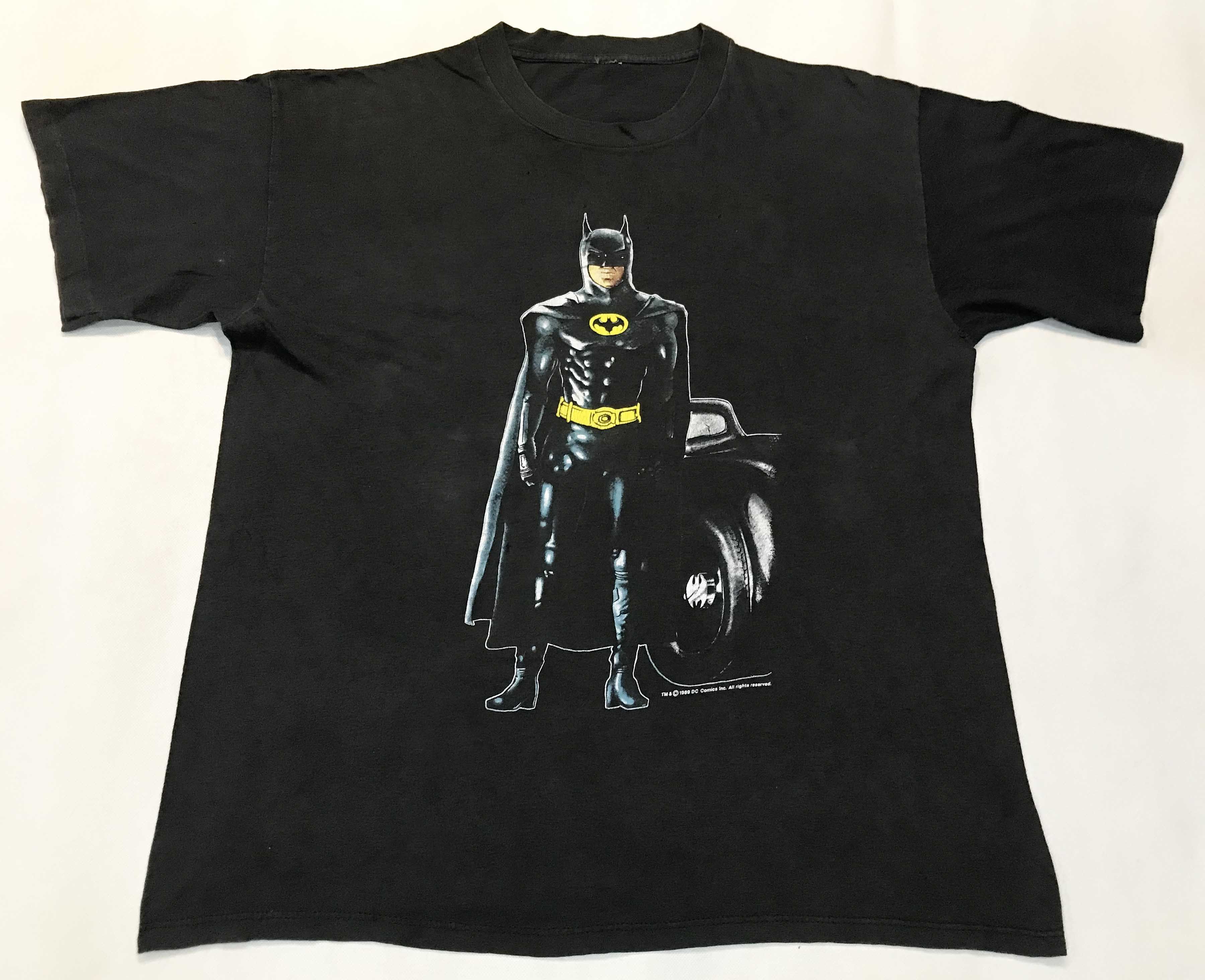 Vintage Vintage 1989 Batman DC Comics Movie Double Side T-Shirt Size US L / EU 52-54 / 3 - 1 Thumbnail