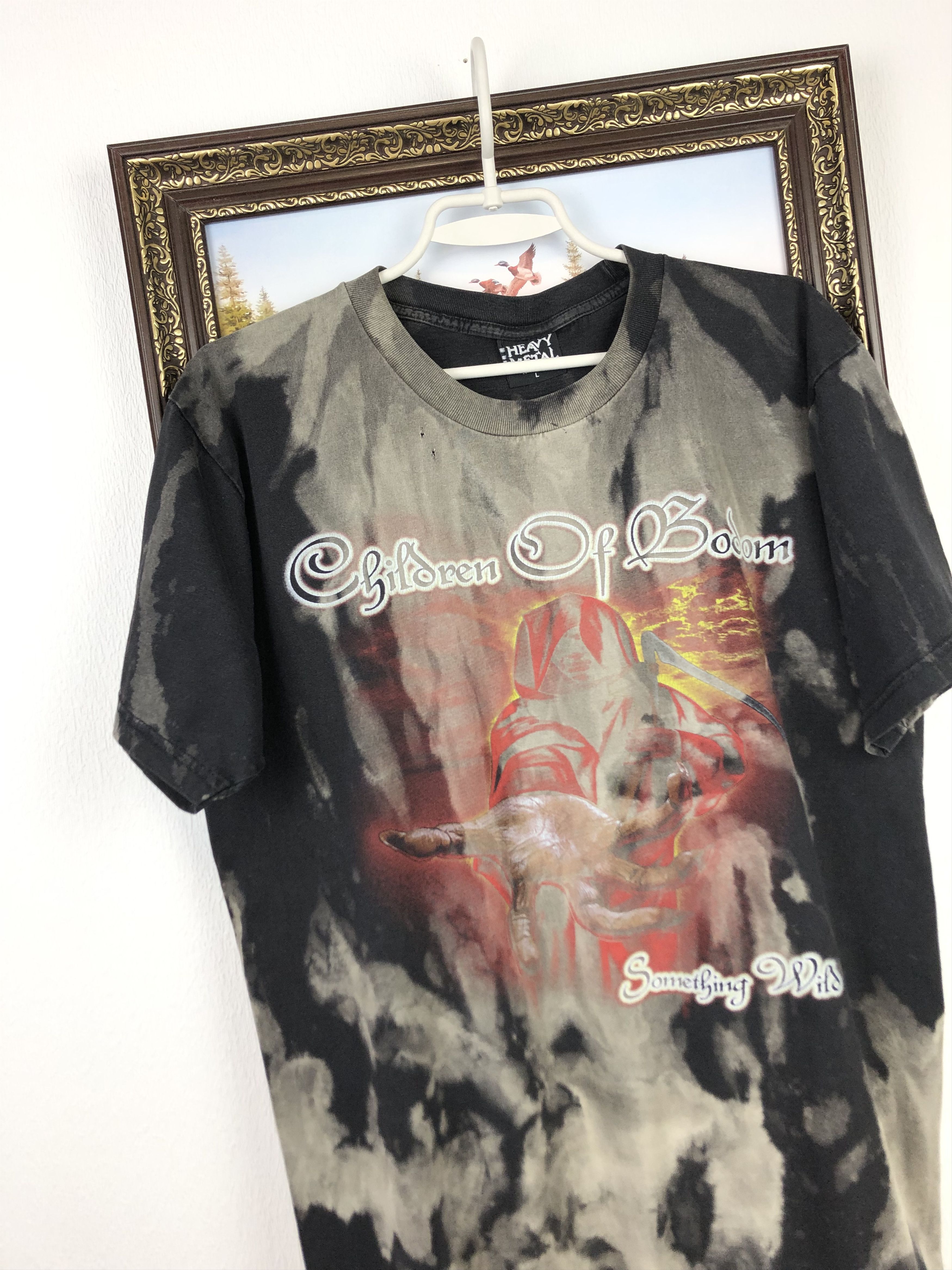 Band Tees Vintage Children Bodom Something Wild Shirt Tee Over Print Size US M / EU 48-50 / 2 - 3 Thumbnail