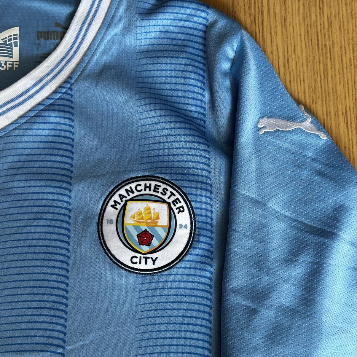 Puma Manchester City 2023-24 Home Soccer Jersey Puma Size US L / EU 52-54 / 3 - 4 Thumbnail