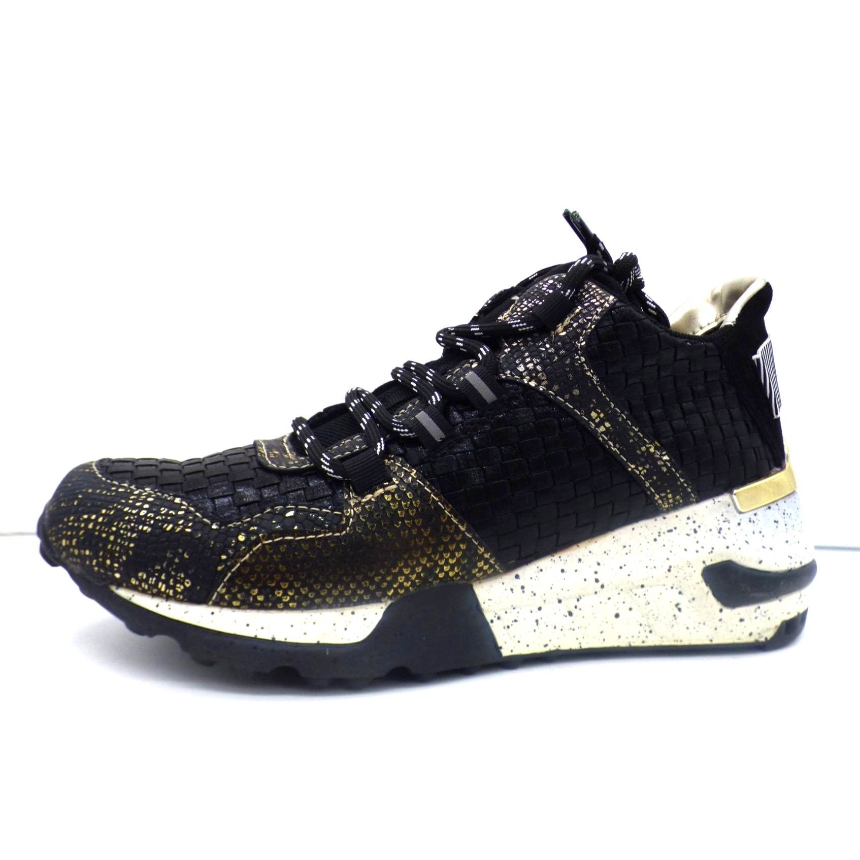 Vlado Vlado Cleo Women’s Sneakers, Black/Gold, Sz. 7 Size US 7 / IT 37 - 11 Thumbnail