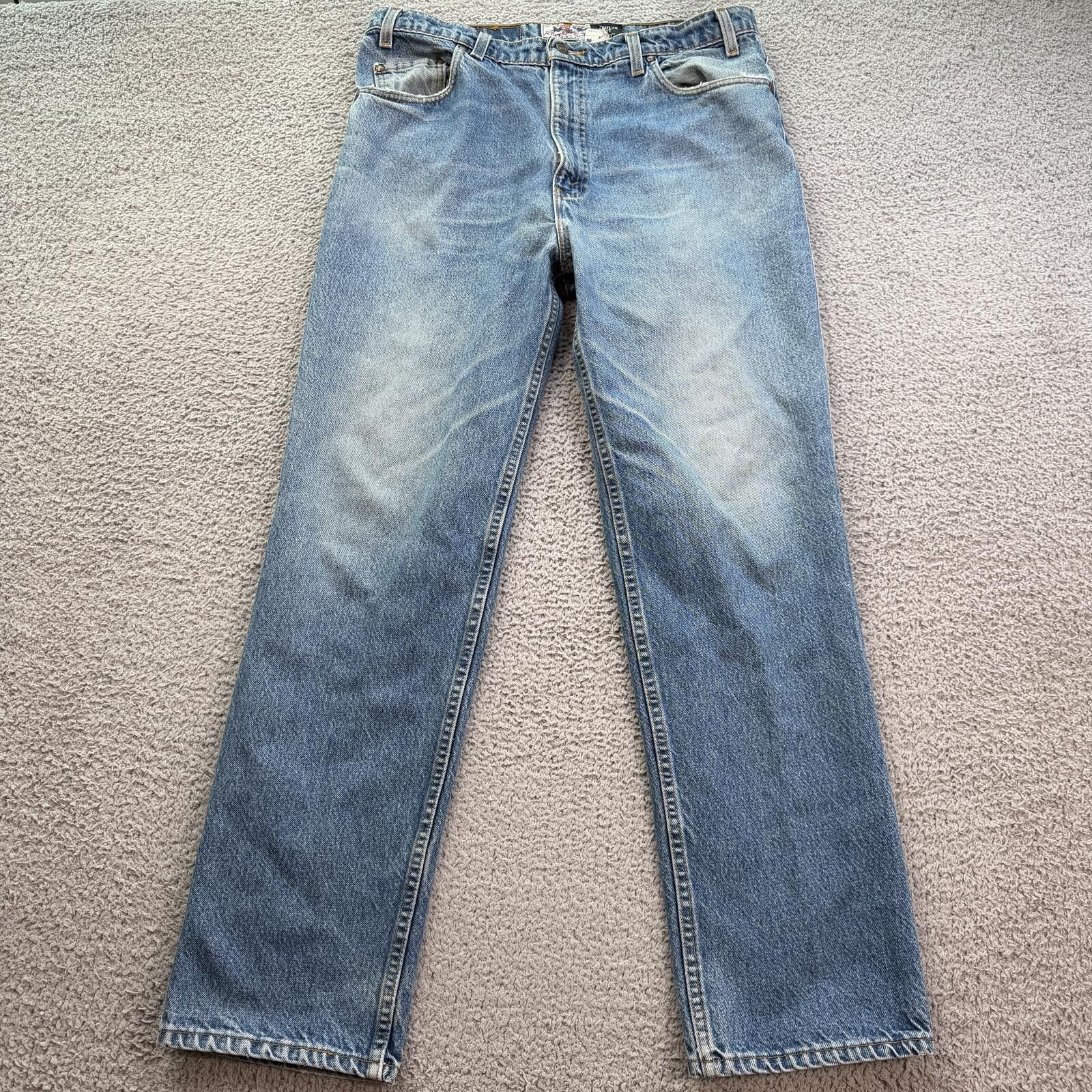 Levi's Vintage 90s Levis 530 Regular Fit Jeans Light Wash 36x32 Size US 36 / EU 52 - 1 Thumbnail