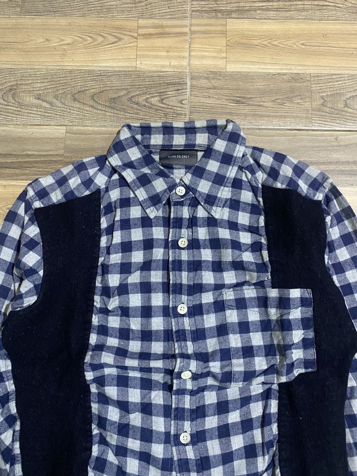 Japanese Brand AVANT GARDE SAGE DE CRET BUTTON SHIRT Size US S / EU 44-46 / 1 - 2 Thumbnail