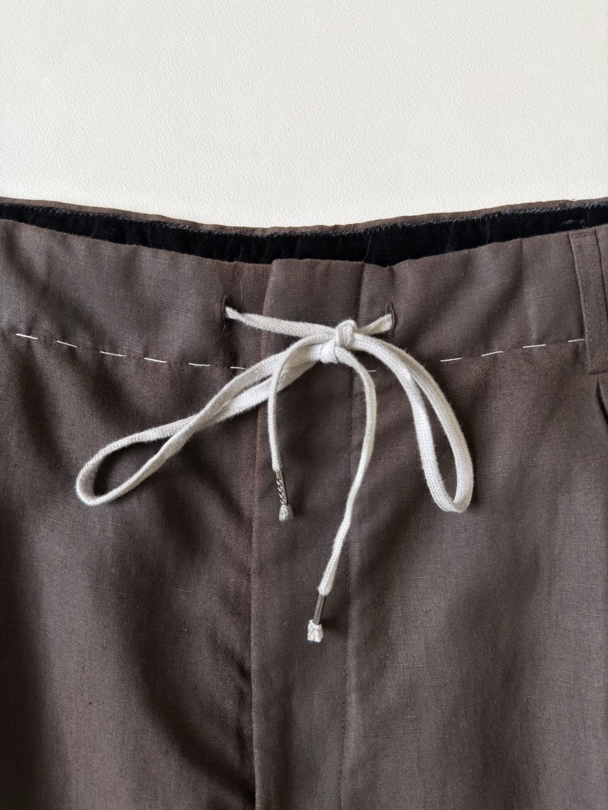 Maison Margiela S/S 23 Brown Over Dyed Wide Leg Pants Size US 36 / EU 52 - 9 Thumbnail