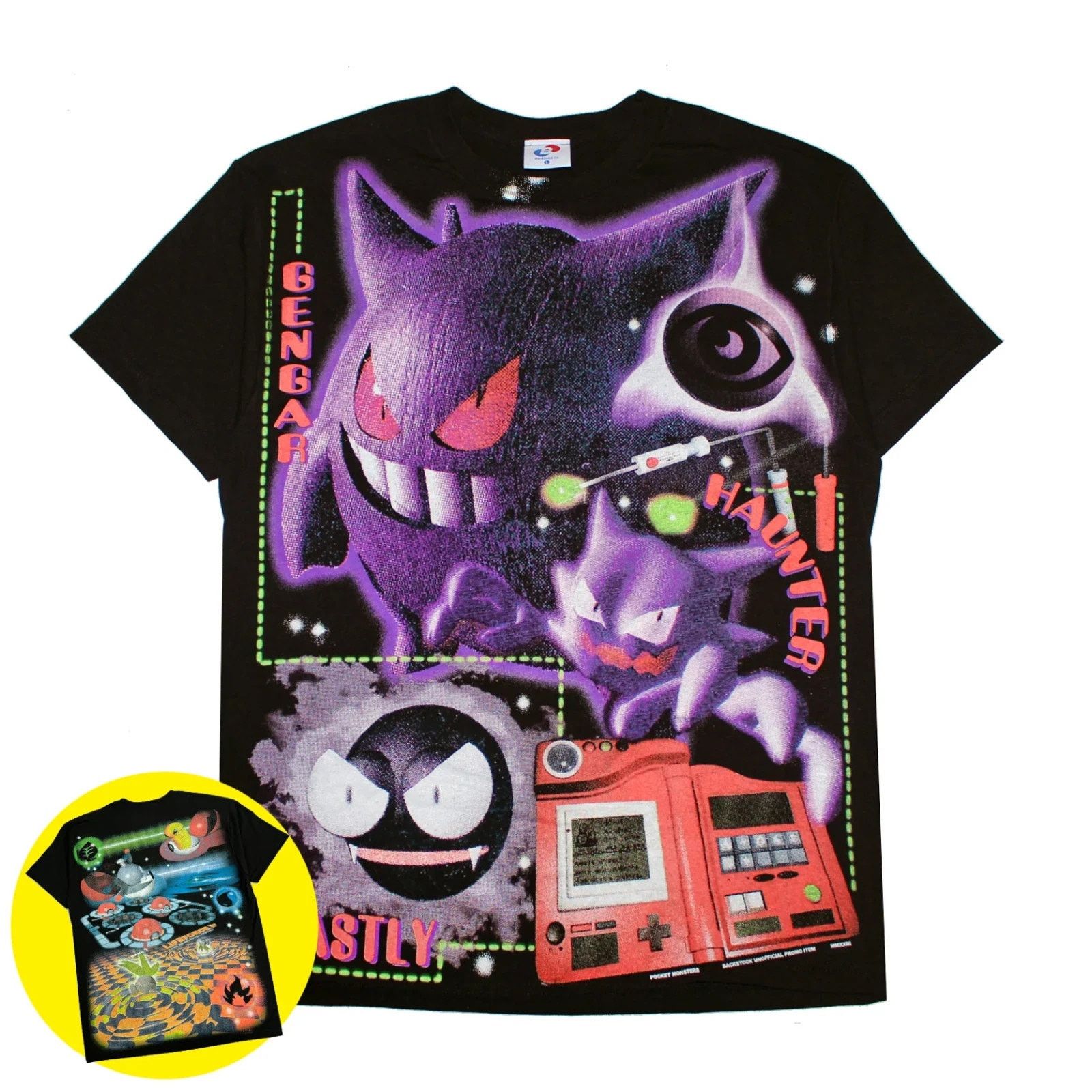 Backbone Backstock Pocket Monsters Gengar Pokemon Bootleg Vintage L Size US L / EU 52-54 / 3 - 1 Thumbnail