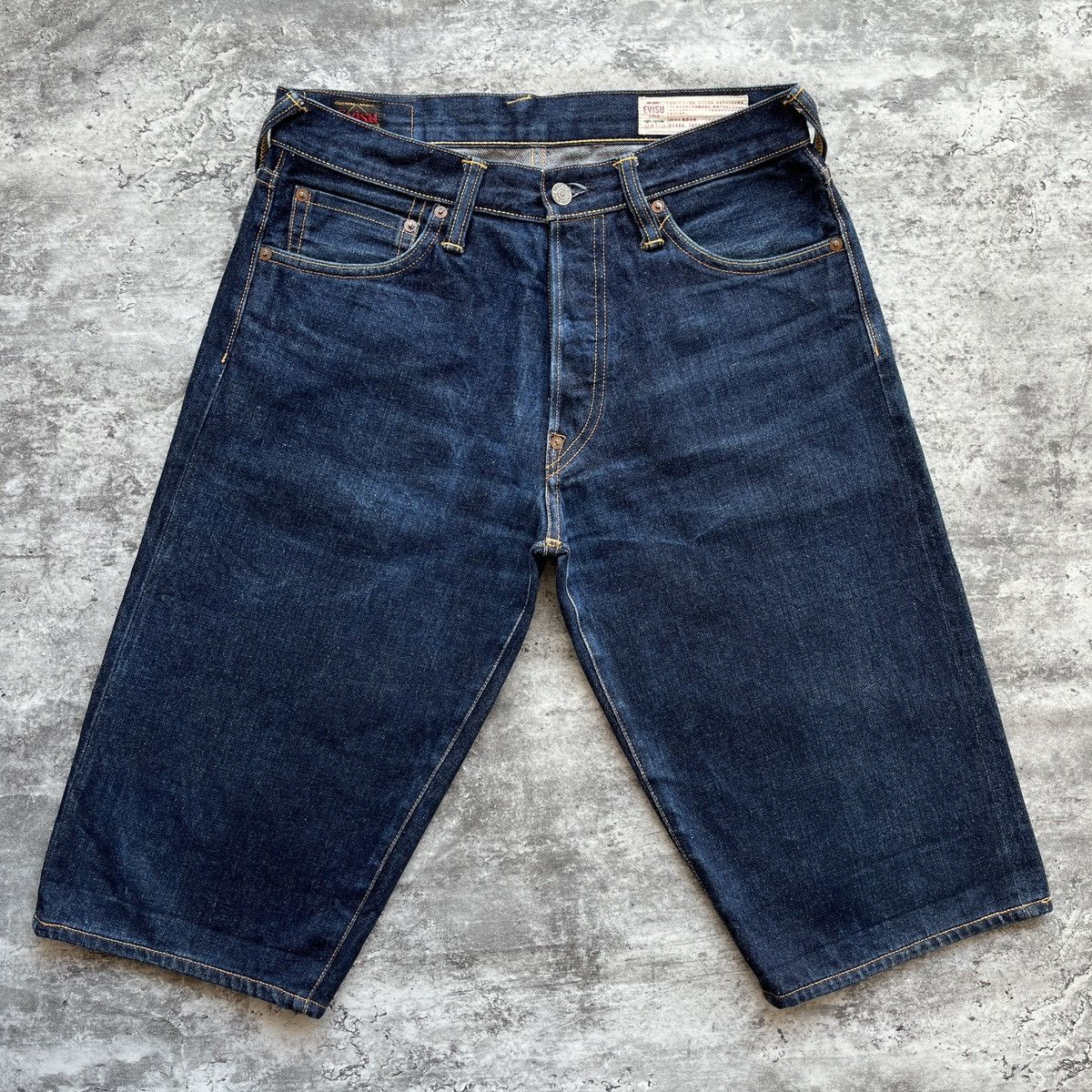 Evisu Evisu No.4 Daicock Selvedge Jorts Size US 30 / EU 46 - 2 Thumbnail