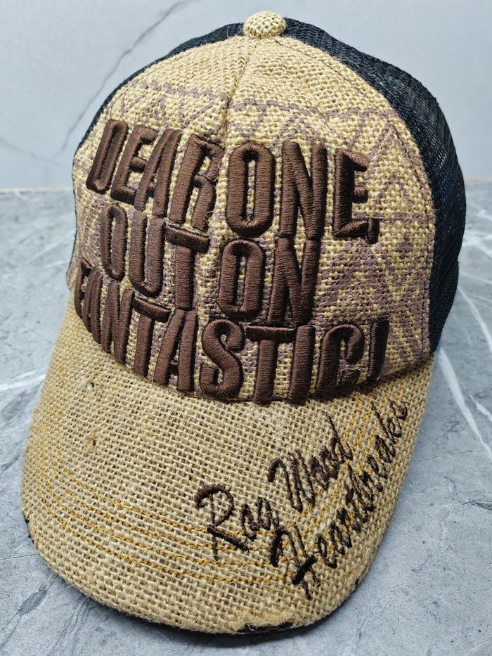 Japanese Brand Vintage Dear One Out On Fantastic Distressed Style Cap Size ONE SIZE - 1 Thumbnail