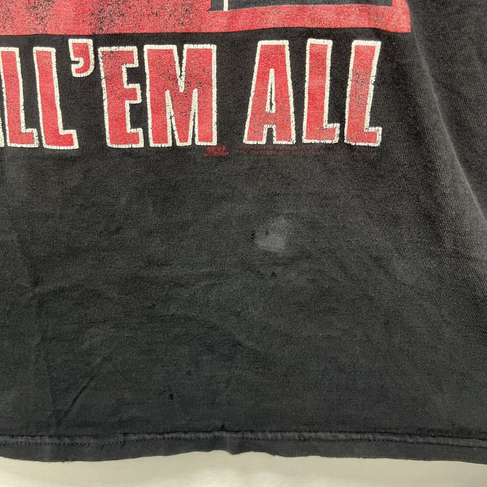 Vintage 90s Metallica Kill 'Em All T-Shirt Large Band