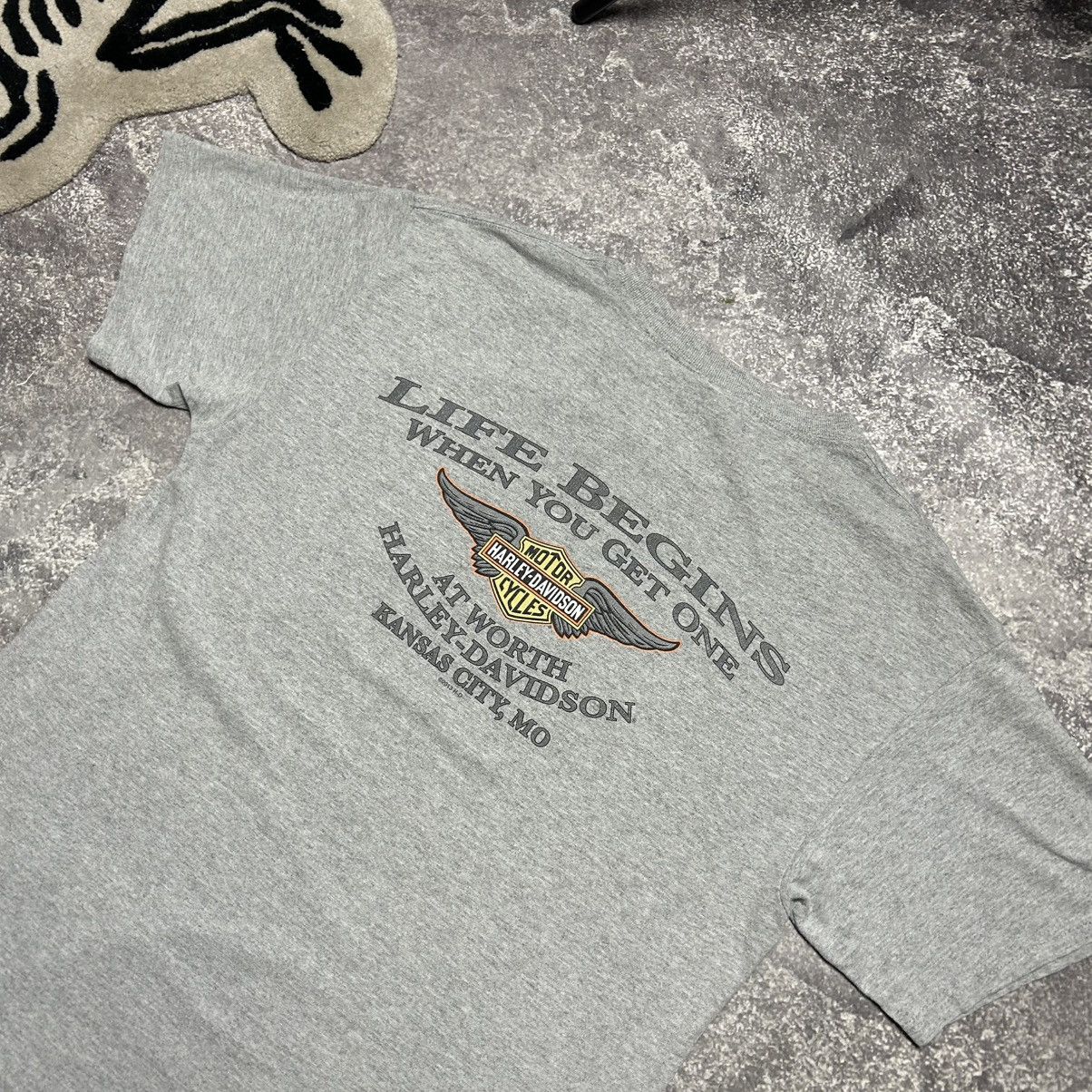 Harley Davidson Vintage Harley Davidson Big Graphic logo 2013 motorcycle tee Size US L / EU 52-54 / 3 - 2 Thumbnail