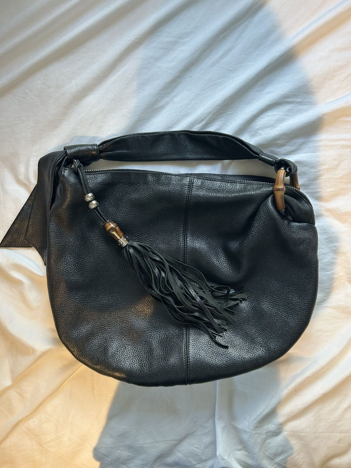 バッグ Gucci Archive Bamboo Leather ShoulderBag Archive Gucci Bamboo Leather ShoulderBag