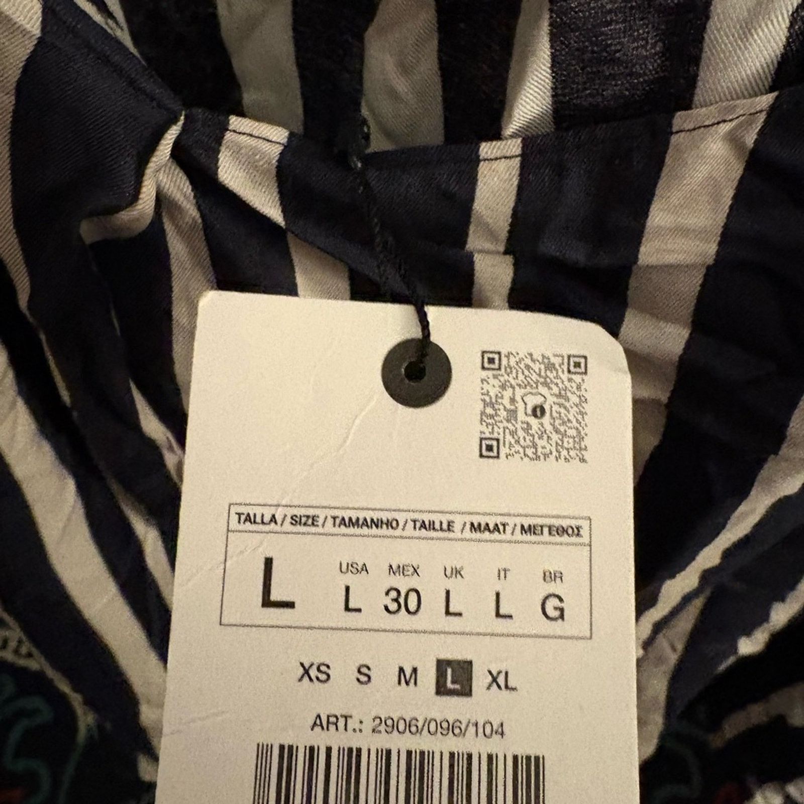 Zara Nwt- Zara-ZW Collection Stripe Halter Top-L Size L / US 10 / IT 46 - 7 Thumbnail