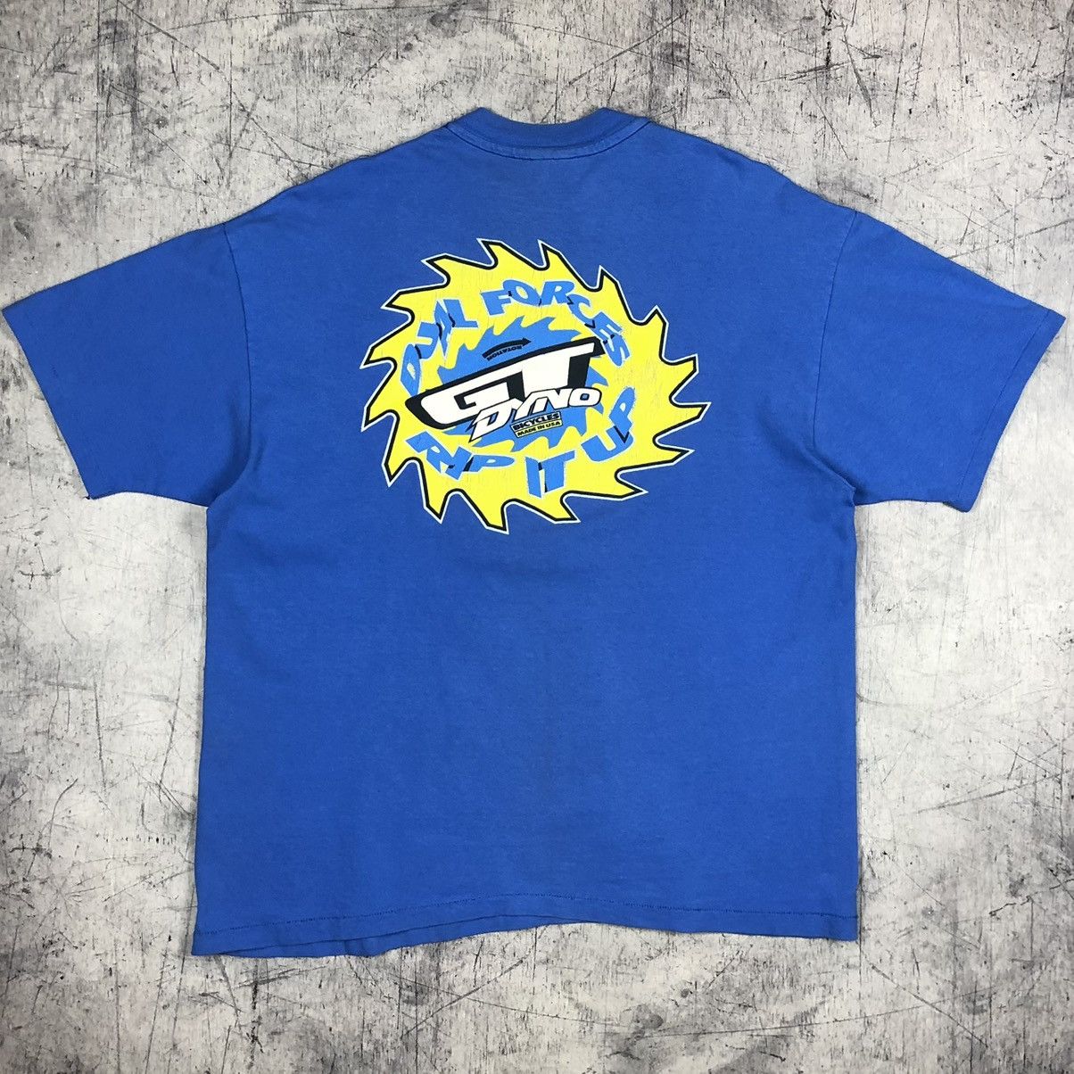 Vintage GT DYNO USA Dual Forces Rip It Up Bicycle Tee Size US XL / EU 56 / 4 - 2 Thumbnail