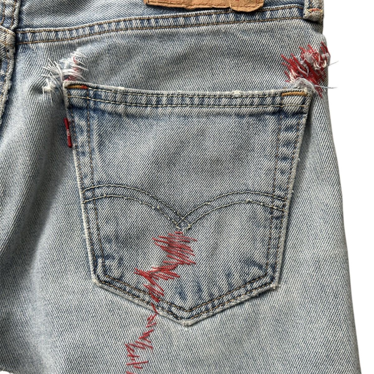 Other 1 OF 1 « Dylan Audigier » Denim Graffiti Skirt Size 29" - 5 Thumbnail