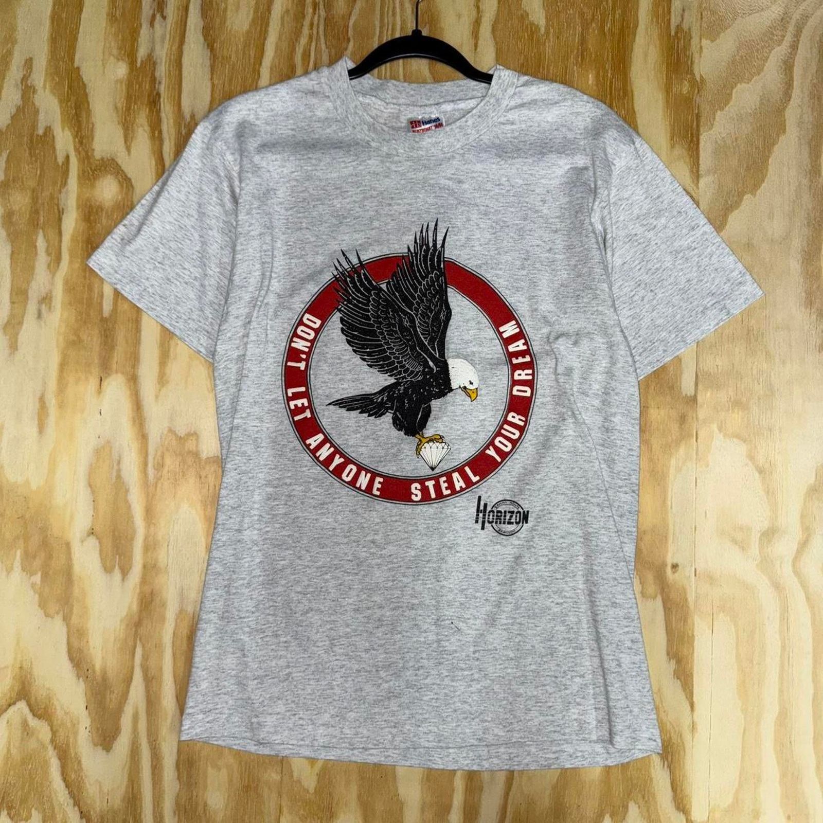 Hanes Vintage y2k dont let anyone steal your dream eagle t-shirt Size US M / EU 48-50 / 2 - 1 Thumbnail