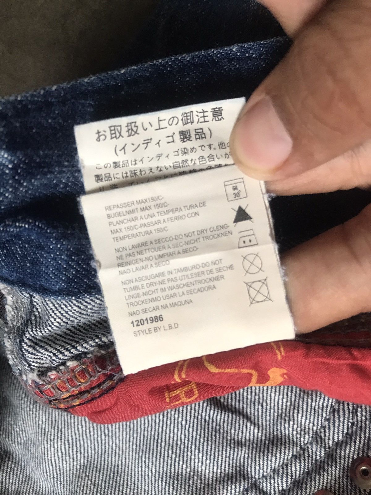 Beauty Beast Red Pepper Japan Co - Mud Washed Emblished Flare Jeans Size US 29 - 14 Thumbnail