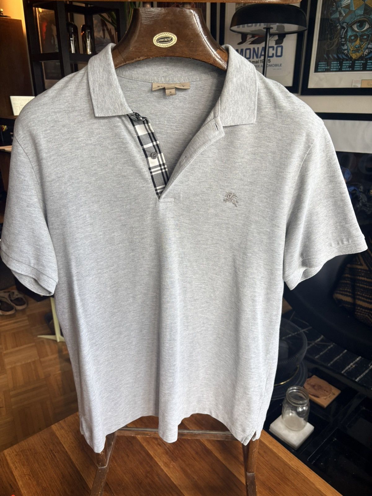 Burberry Burberry Polo Size US L / EU 52-54 / 3 - 1 Thumbnail