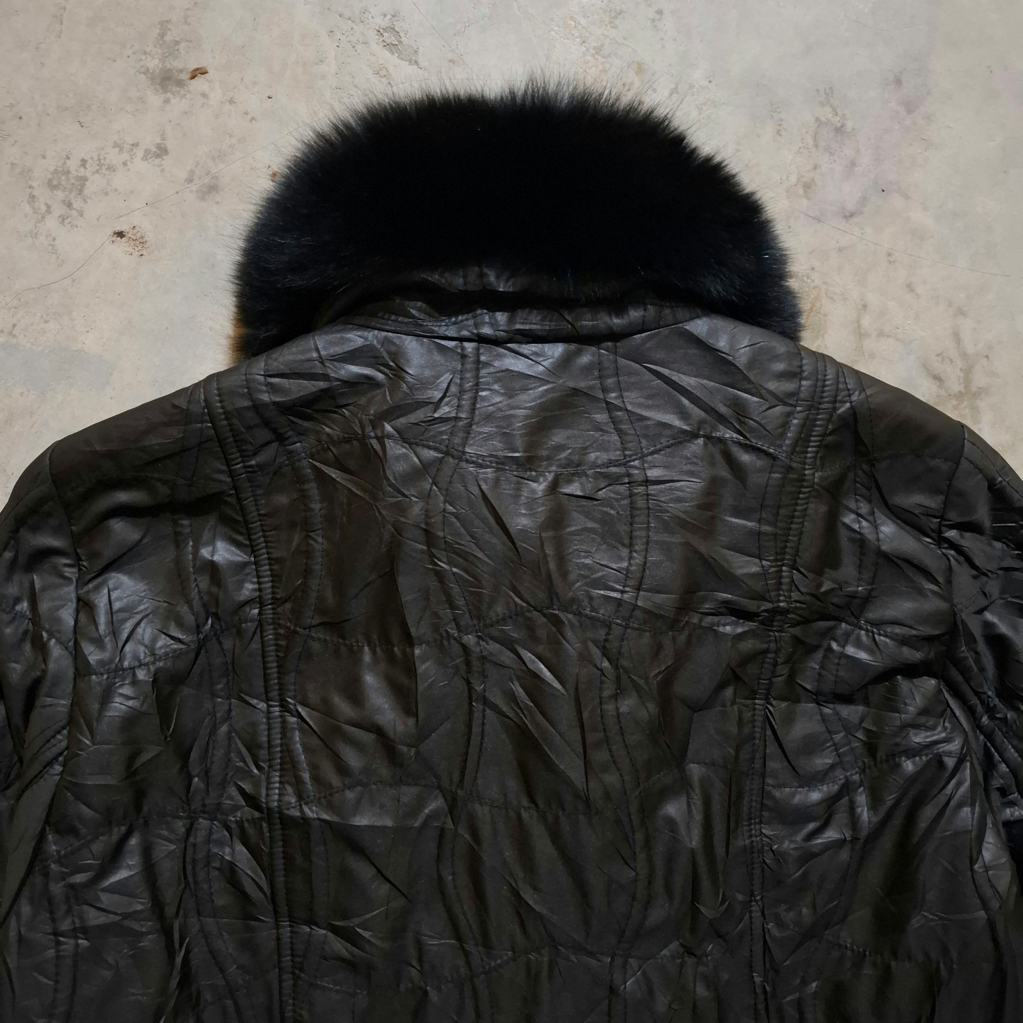 Japanese Brand Vtg Japanese Quilted Fur Jacket lgb if six was nine style Size L / US 10 / IT 46 - 11 Thumbnail