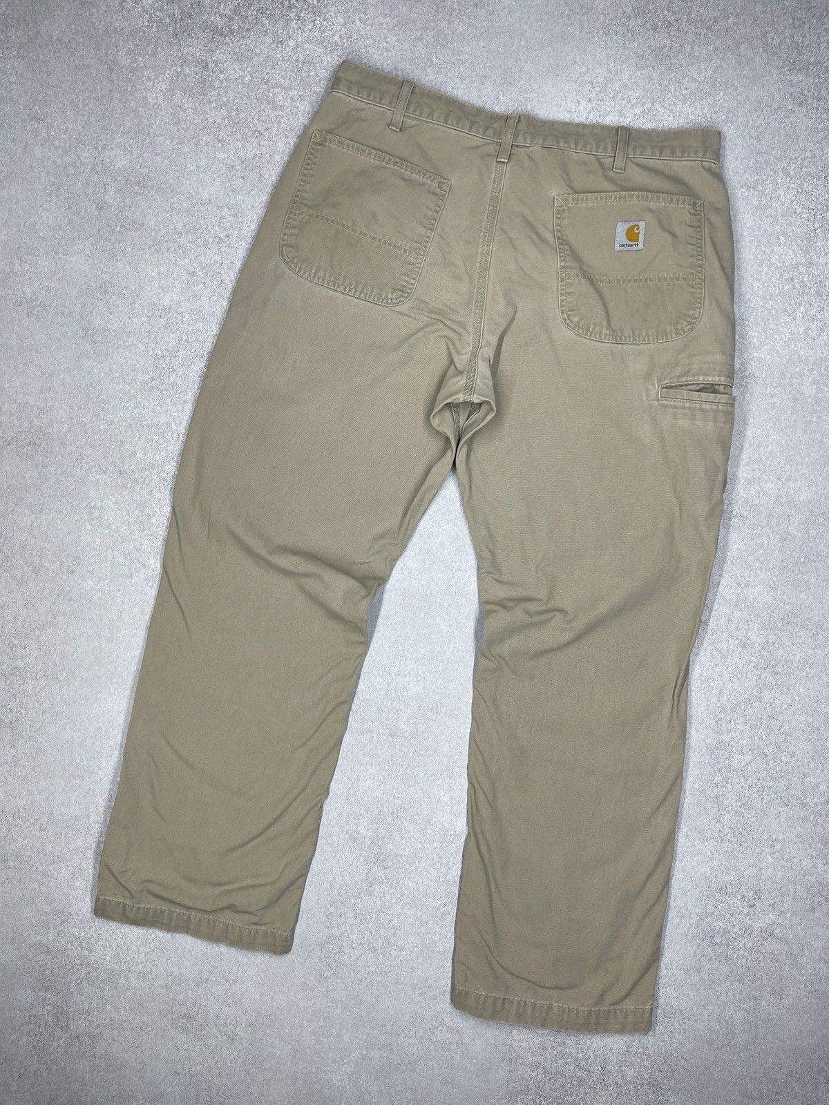 Carhartt Vintage Carhartt WIP Canvas Pants Relaxed Fit Beige Y2K Size US 36 / EU 52 - 1 Thumbnail