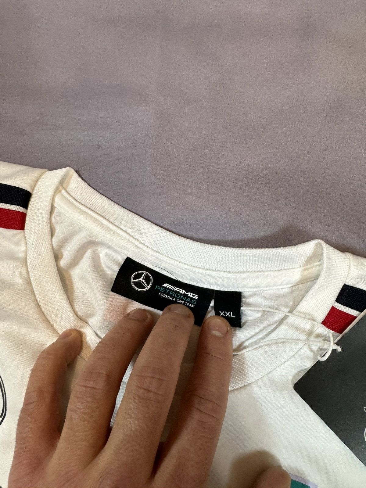Formula 1 × Mercedes-Benz AMG Petronas Formula 1 Team Racing New T shirt Blokcore Size US XXL / EU 58 / 5 - 8 Thumbnail