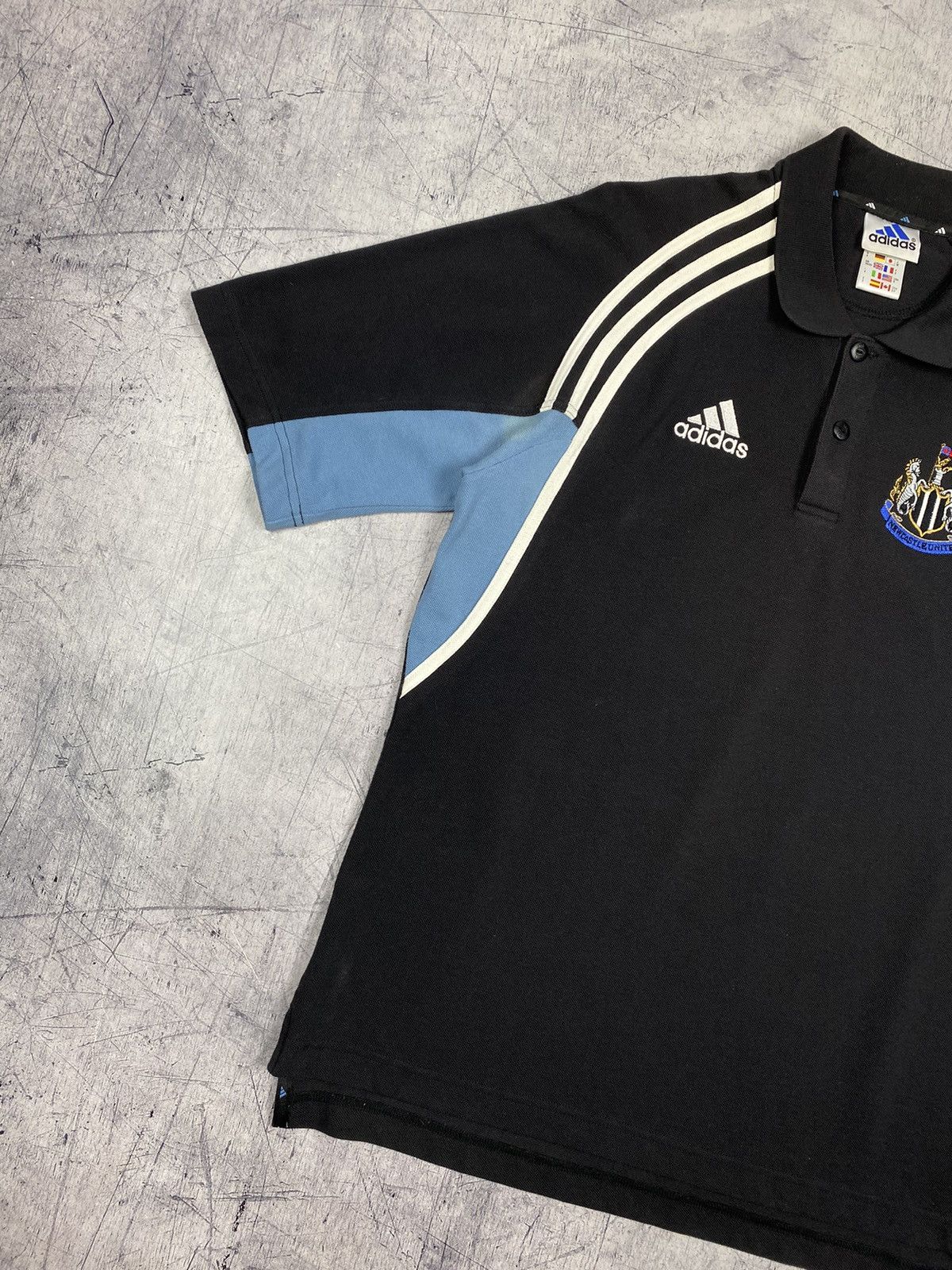 Adidas Vintage Adidas New Castle United Polo Shirt Size US M / EU 48-50 / 2 - 4 Thumbnail