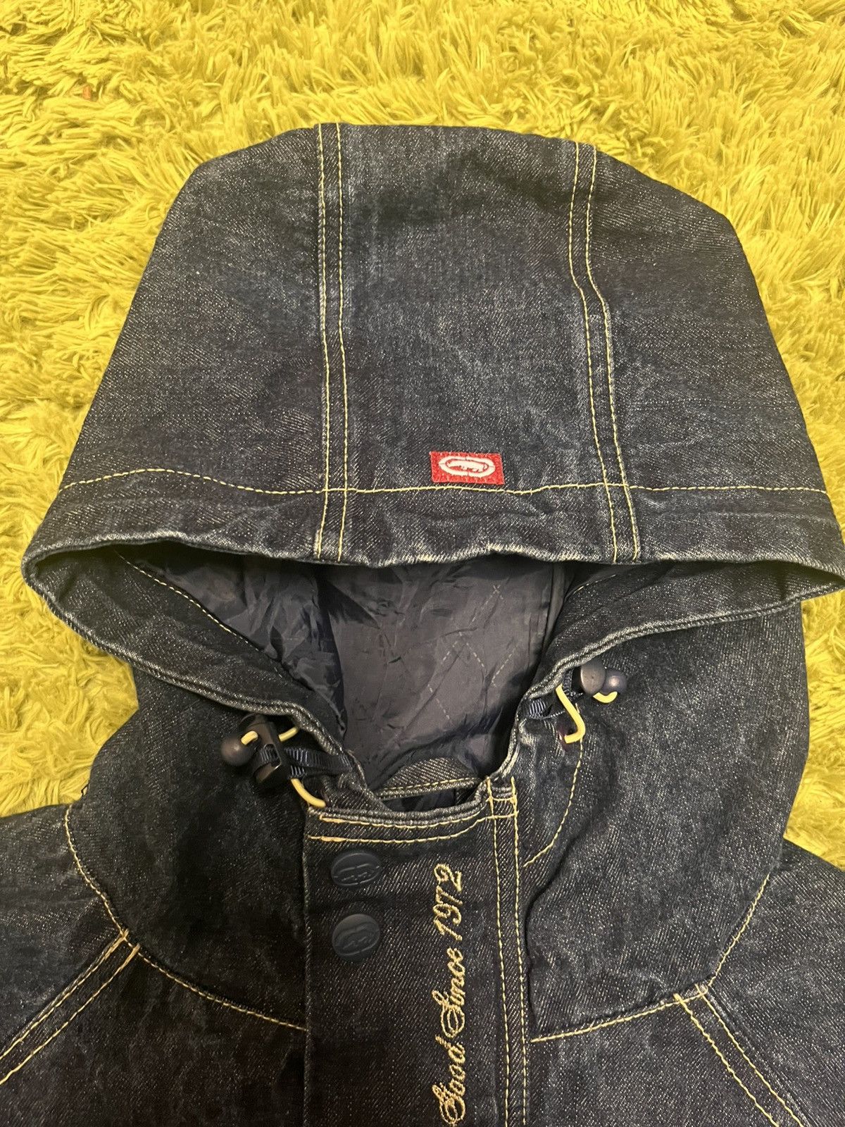 Ecko Unltd. Ecko Unlimited Denim Quarter-zip Jacket Size US M / EU 48-50 / 2 - 5 Thumbnail