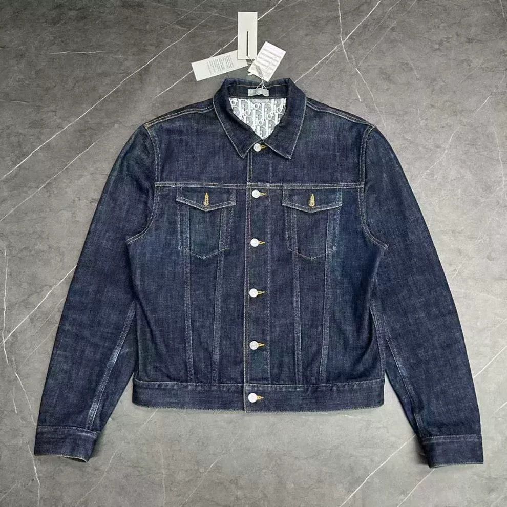 Dior Dior Denim Jacket with Full Logo Lining Size US L / EU 52-54 / 3 - 1 Thumbnail