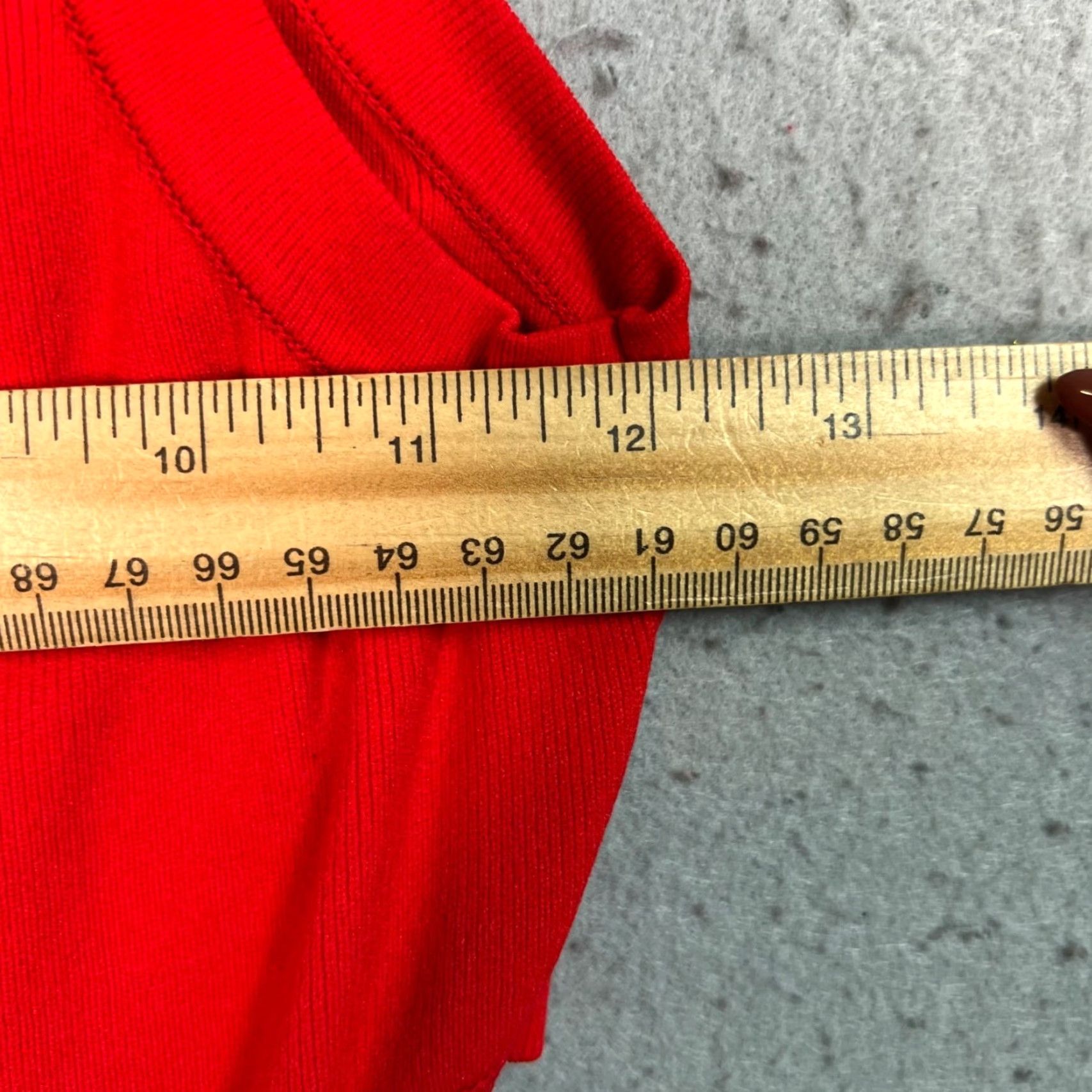 Vintage Emory Park Womens M Red One-Shoulder Midi Dress W/ Cutouts & Back Slit Bodycon - Adult, Regular, Solid, Sleeveless, Spring Summer, Womens, Dress Size M / US 6-8 / IT 42-44 - 5 Thumbnail