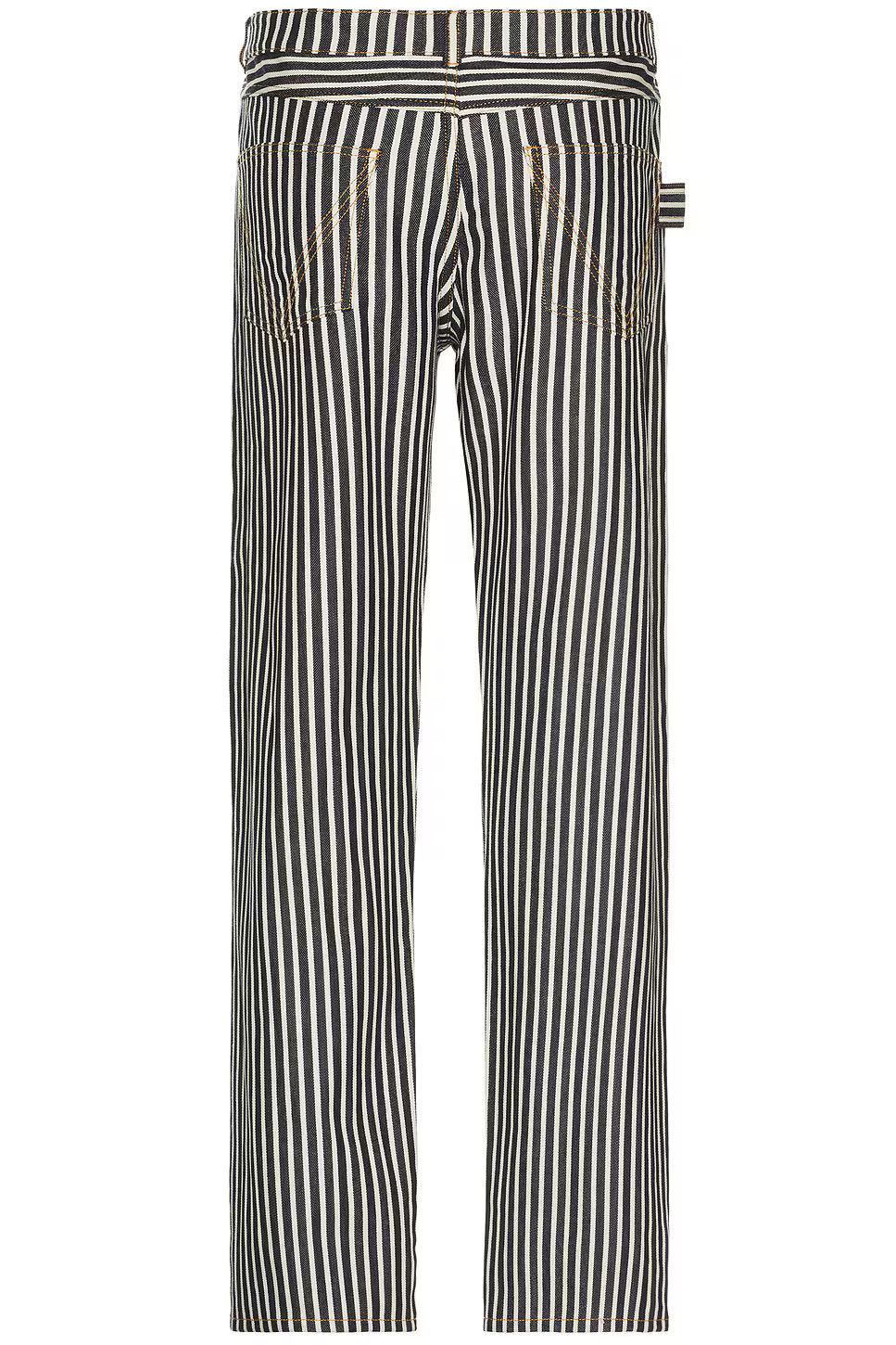 Bottega Veneta o1loc1c0426 796432 Striped Drill Trousers Pants in Navy/Ecru Size US 36 / EU 52 - 2 Thumbnail