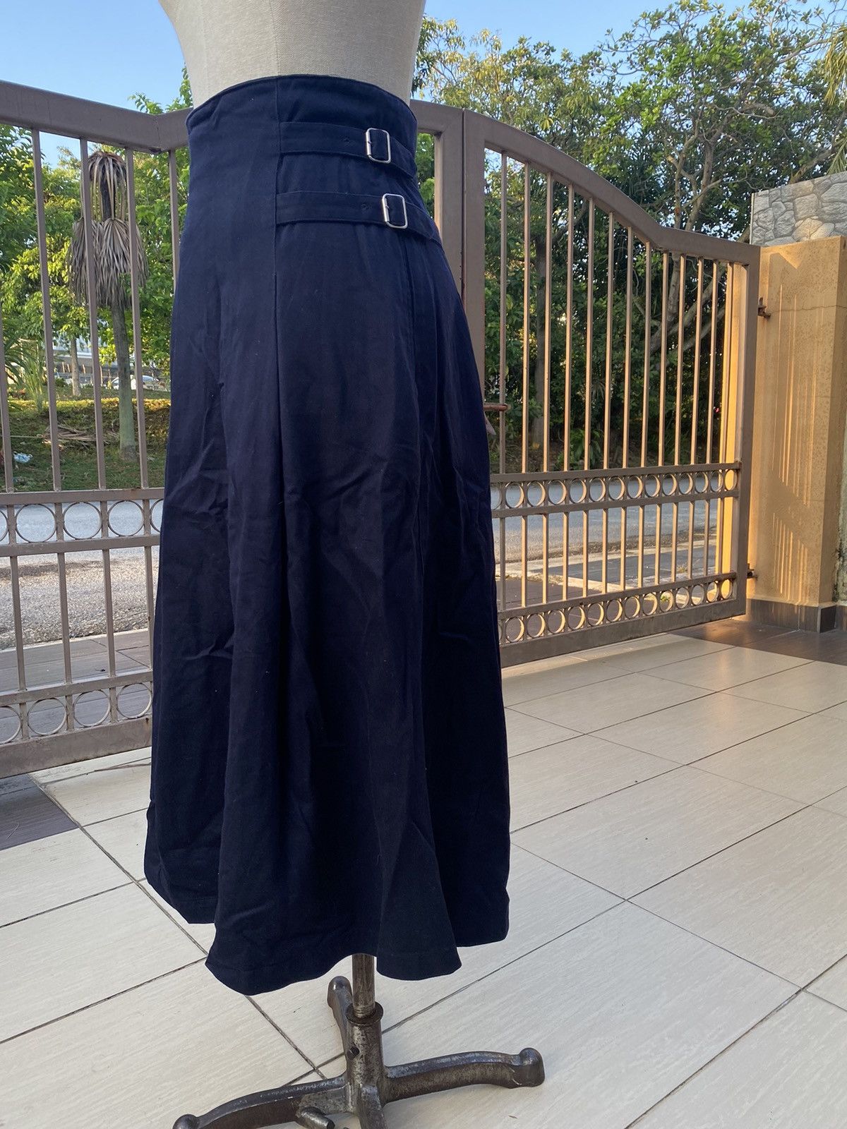 Issey Miyake vintage IS issey miyake sport by tsumori chisato navy skirt Size 26" / US 2 / IT 38 - 2 Thumbnail