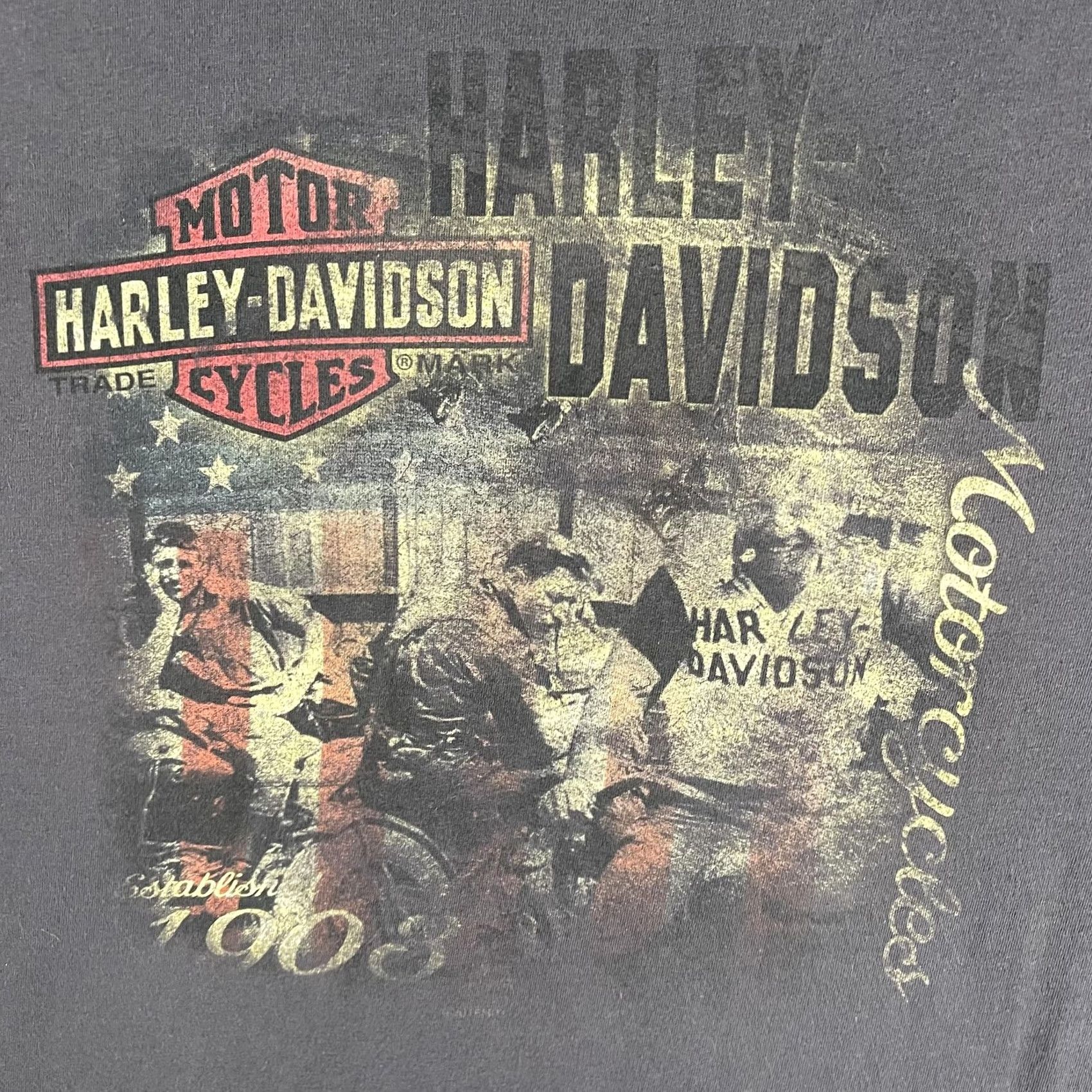 Harley Davidson VINTAGE Harley-Davidson Shirt Mens Large Black Rawhide Olathe KS Sleeveless Biker Y2K Size US L / EU 52-54 / 3 - 4 Thumbnail