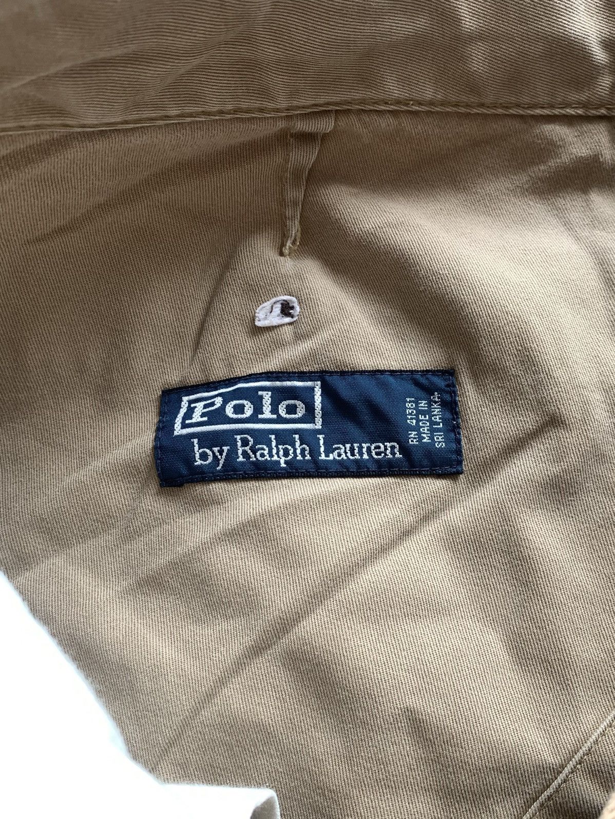 Polo Ralph Lauren 🔥VINTAGE 90s POLO RALPH LAUREN BIG PONY #5 CHINO SHORTS Size US 36 / EU 52 - 14 Thumbnail