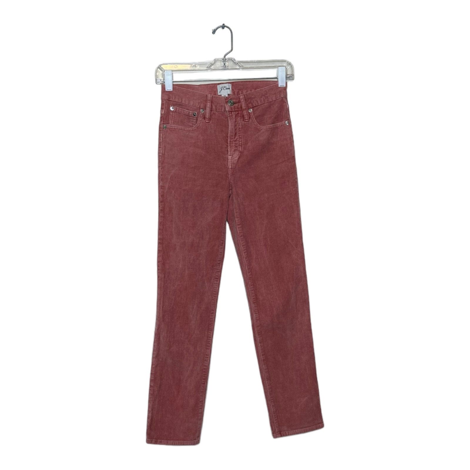 J.Crew J.Crew pink corduroy straight stretch jeans size 24- 0 Size 25" / US 0 / IT 36 - 7 Thumbnail