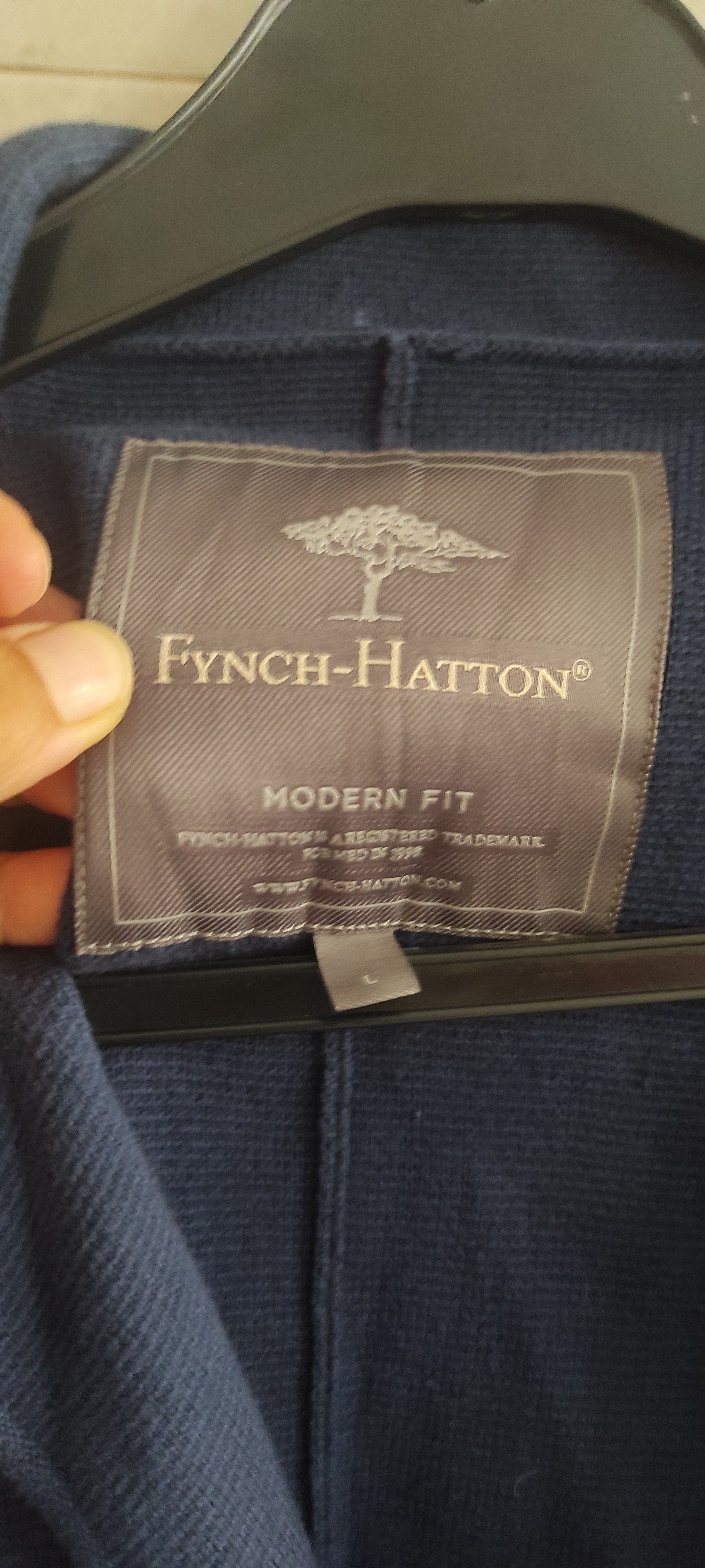 Other Fynch-Hatton Knit Buttons Blazer Like Vest in color Navy Size US L / EU 52-54 / 3 - 2 Thumbnail