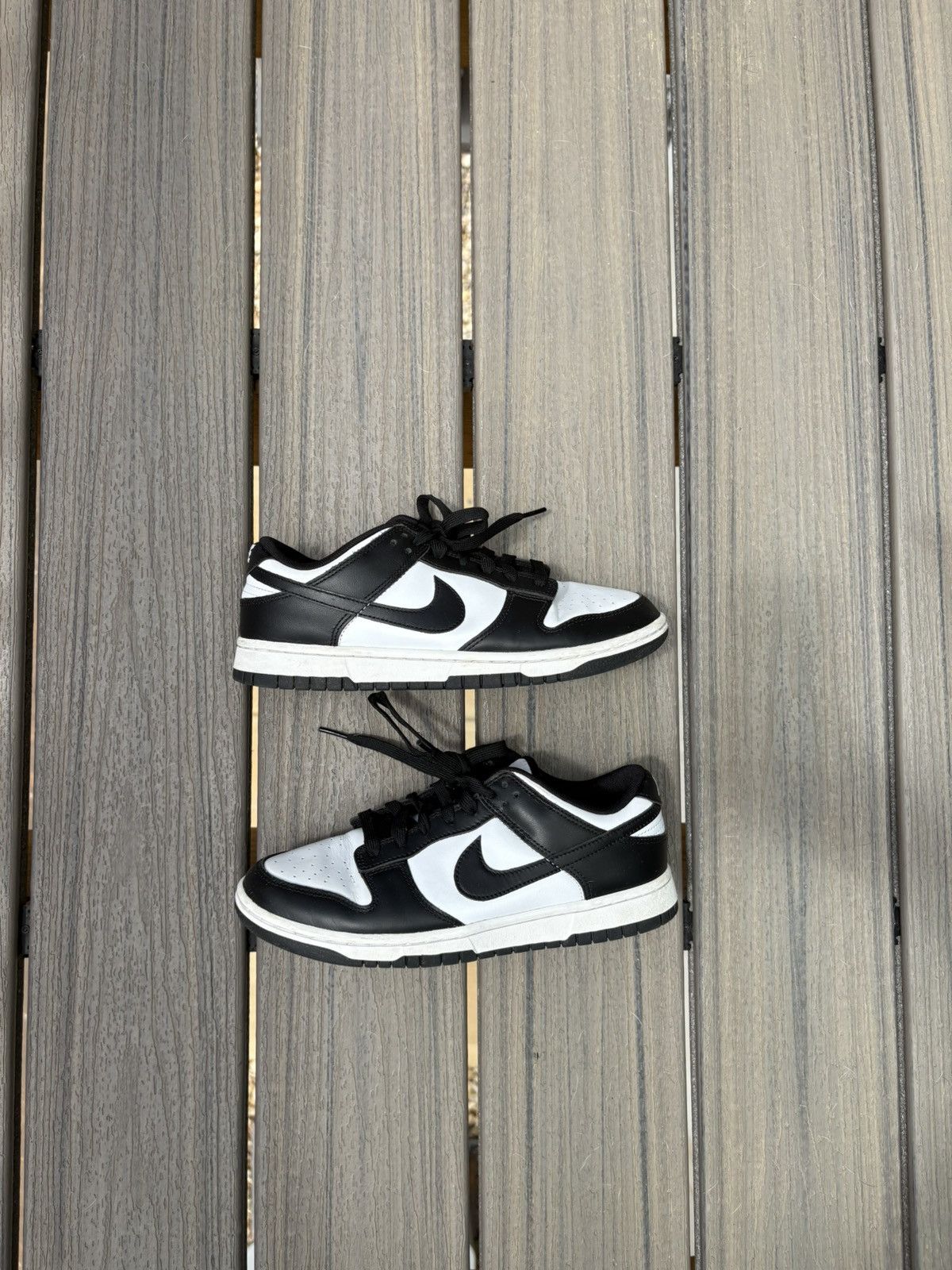 Nike Nike Dunk Low Retro White Black Panda Size US 7 / EU 40 - 3 Thumbnail