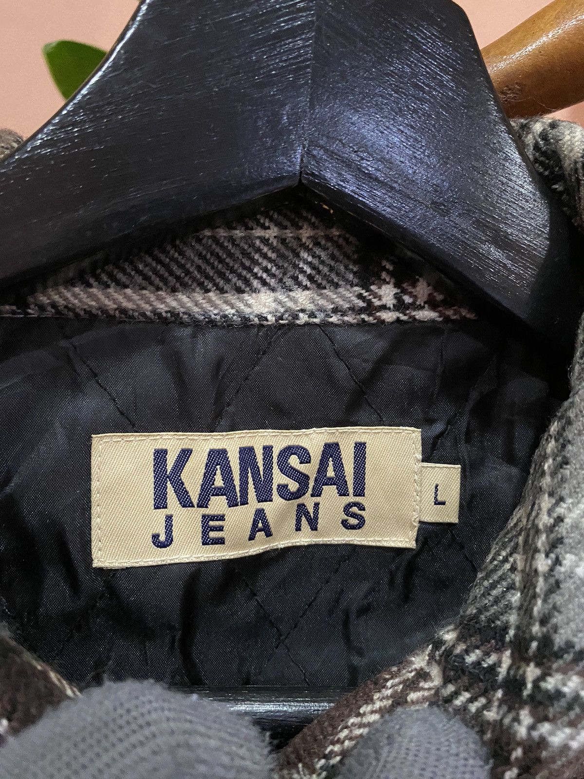 Kansai Yamamoto VINTAGE KANSAI YAMAMOTO PLAID FLANNEL SHIRT JAC Size US L / EU 52-54 / 3 - 6 Thumbnail