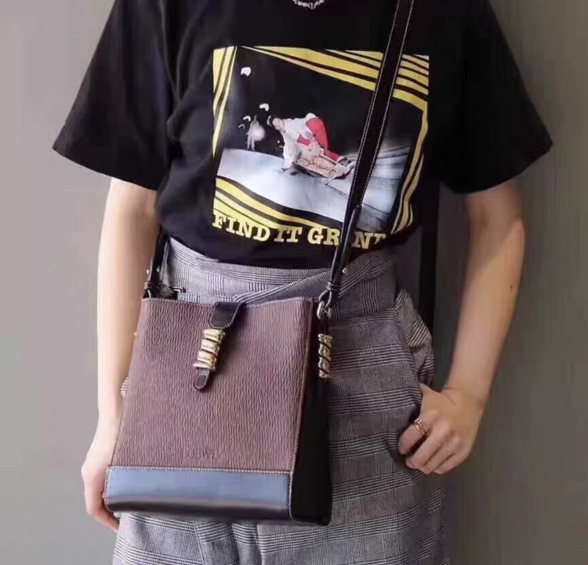 Loewe Loewe black and brown crossbody bag J38 Size ONE SIZE - 9 Thumbnail
