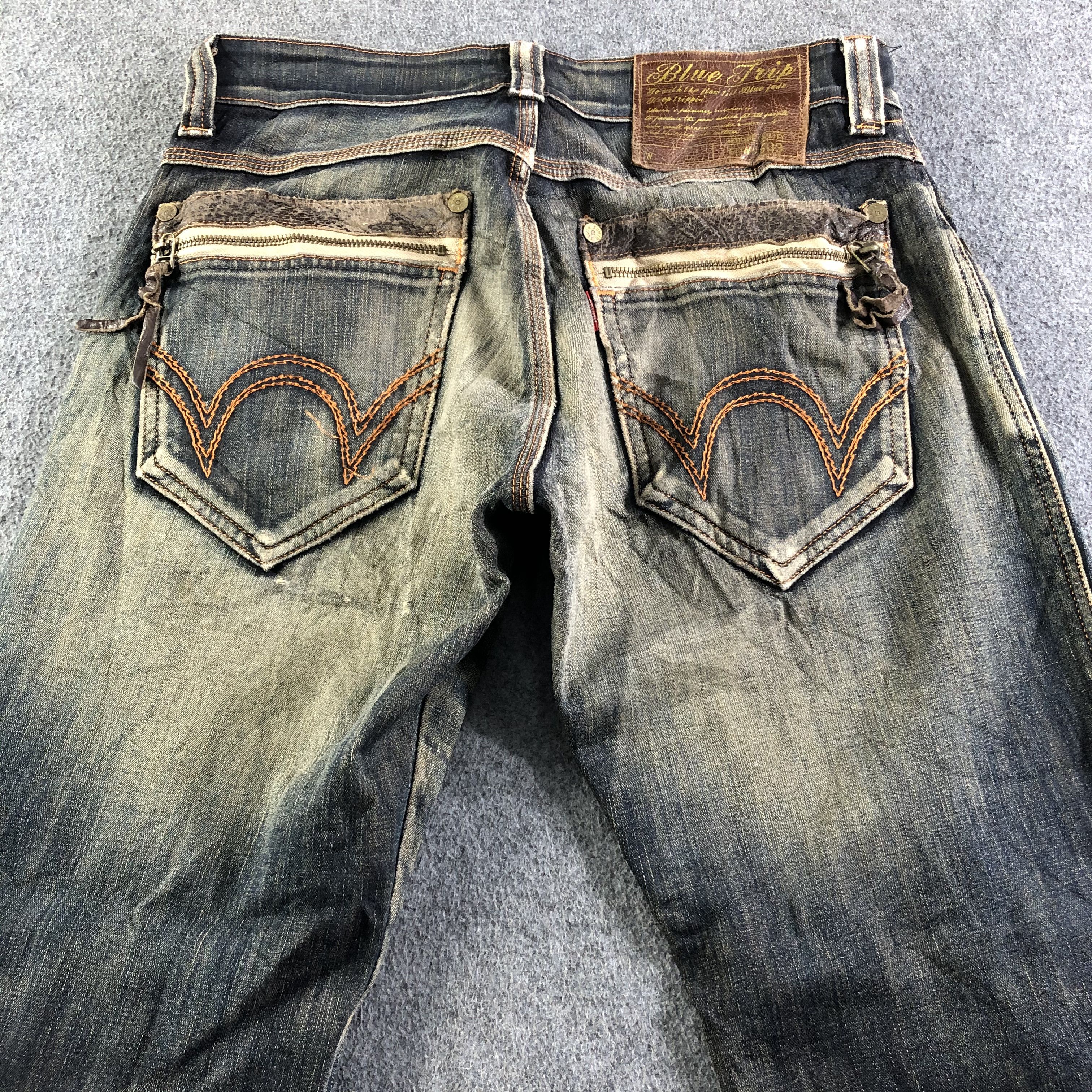 Edwin Vintage Blue Trip Edwin Jeans-J3967 Size US 33 - 4 Thumbnail