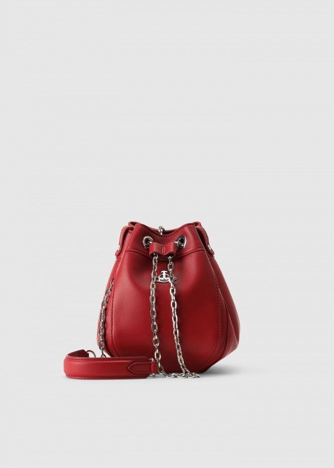Vivienne Westwood o1f1d3z0825 Size: OS / Chrissy Bucket Crossbody Bag in Red Size ONE SIZE - 1 Thumbnail
