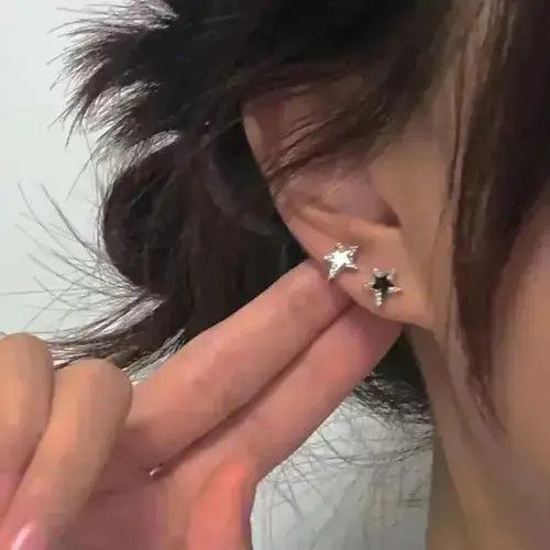 Other Pentagonal Star Stud Earrings Size ONE SIZE - 1 Thumbnail