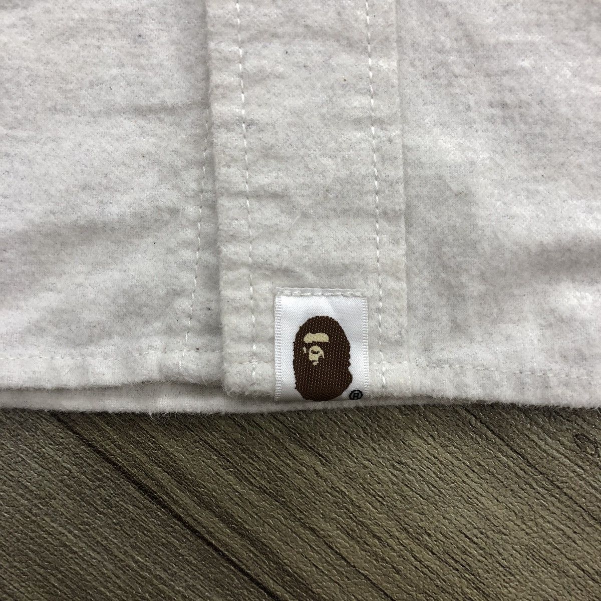 Bape × Japanese Brand 2000s A Bathing Ape Bape Double Pocket Flannel Shirt Size US L / EU 52-54 / 3 - 10 Thumbnail