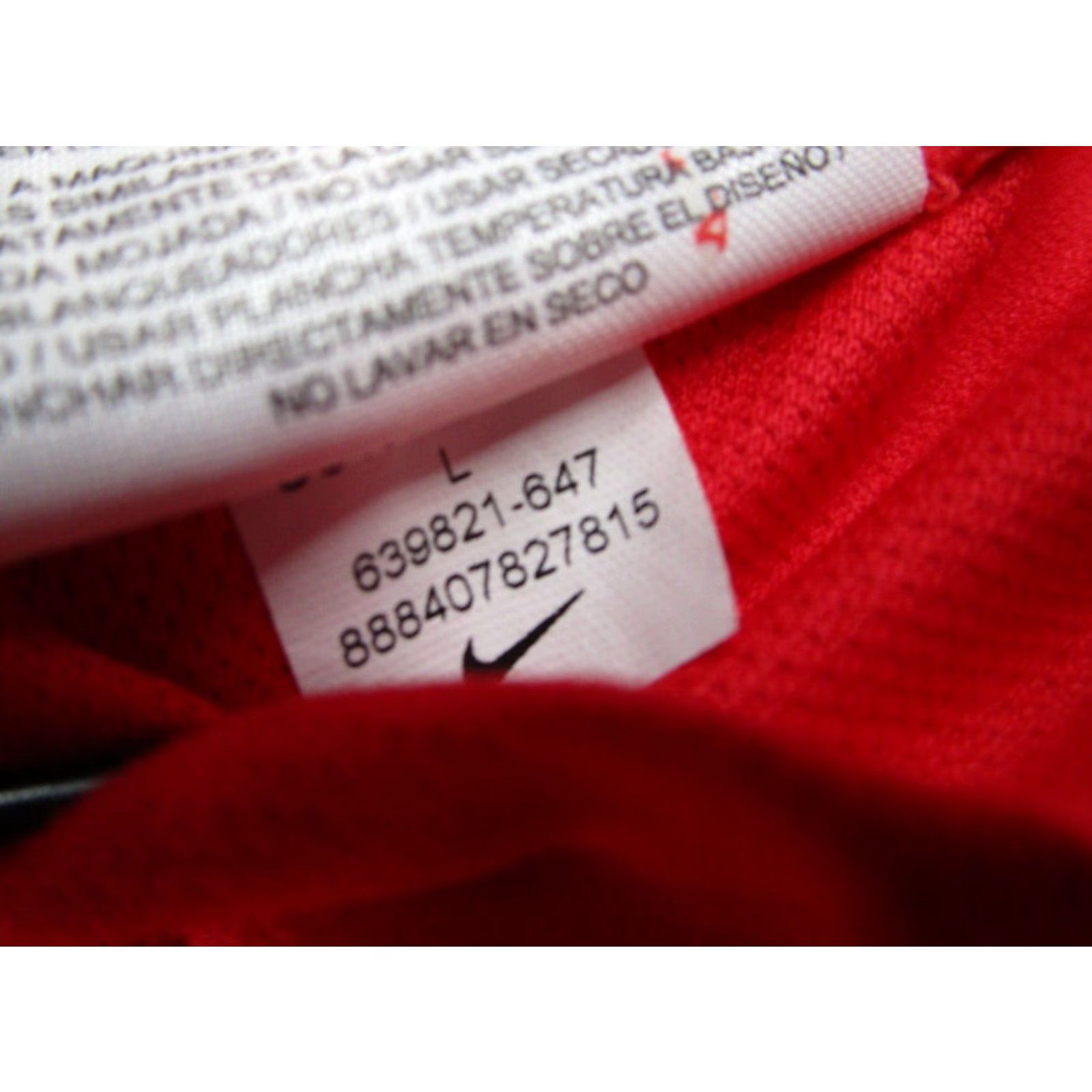 Nike Nike Golf Shirt Mens Large Red Dri-Fit Tiger Woods Performance Polo Pelican Hill Size US L / EU 52-54 / 3 - 5 Thumbnail