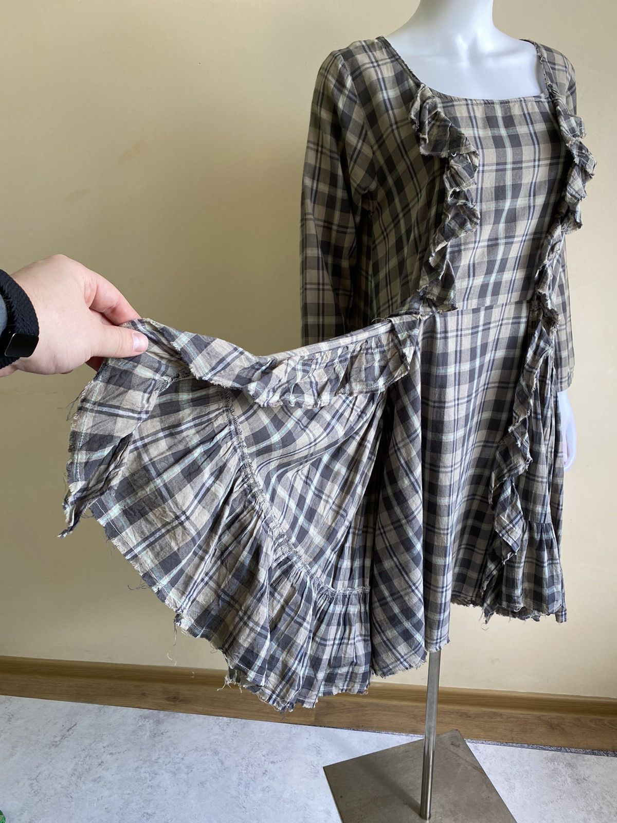 Other Ewa i Walla Womens Multicolor Plaid Knee Length Dress Size M Size M / US 6-8 / IT 42-44 - 6 Thumbnail