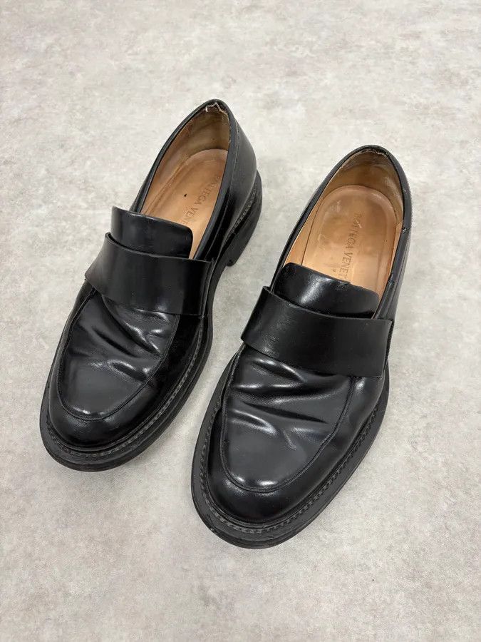 Bottega Veneta 2000s Bottega Veneta Black Leather Loafers Size US 9 / EU 42 - 3 Thumbnail