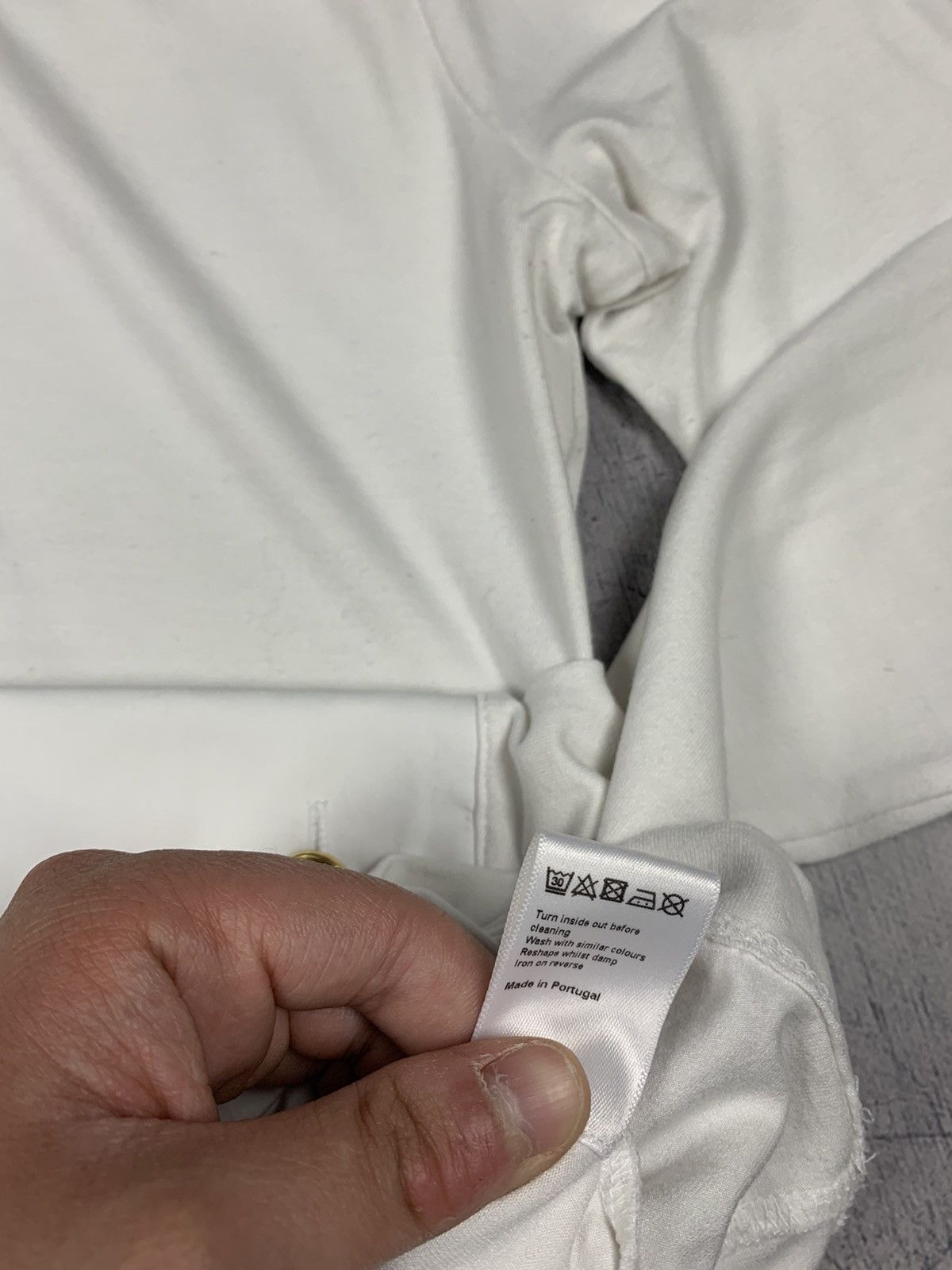 ME+EM ME+EM Polo Shirt Long Sleeve Women’s Size UK 12 White Top Size M / US 6-8 / IT 42-44 - 7 Thumbnail