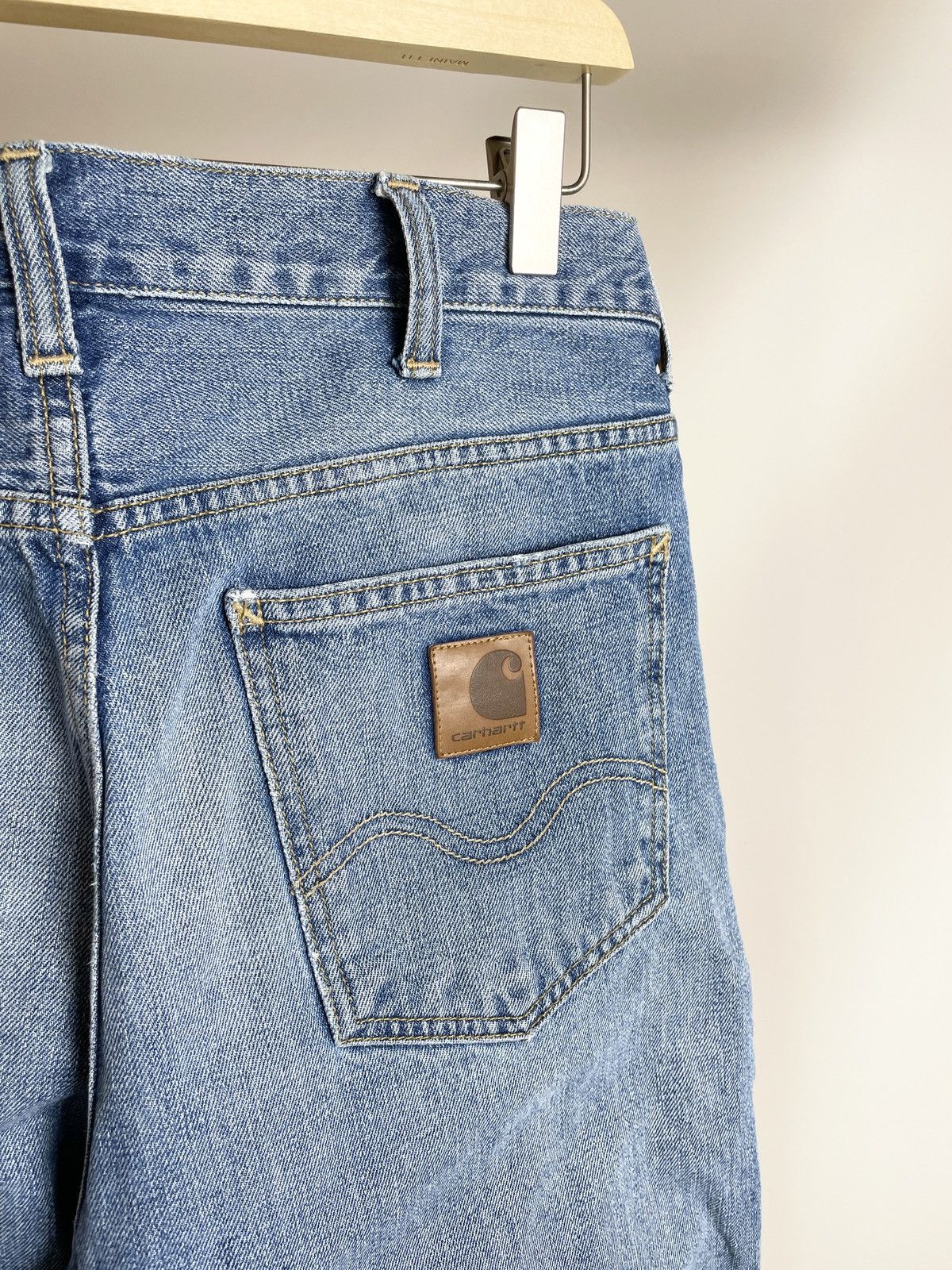 Other VINTAGE 🤖 Carhartt Work in progress Jeans Shorts jorts Size US 30 / EU 46 - 4 Thumbnail