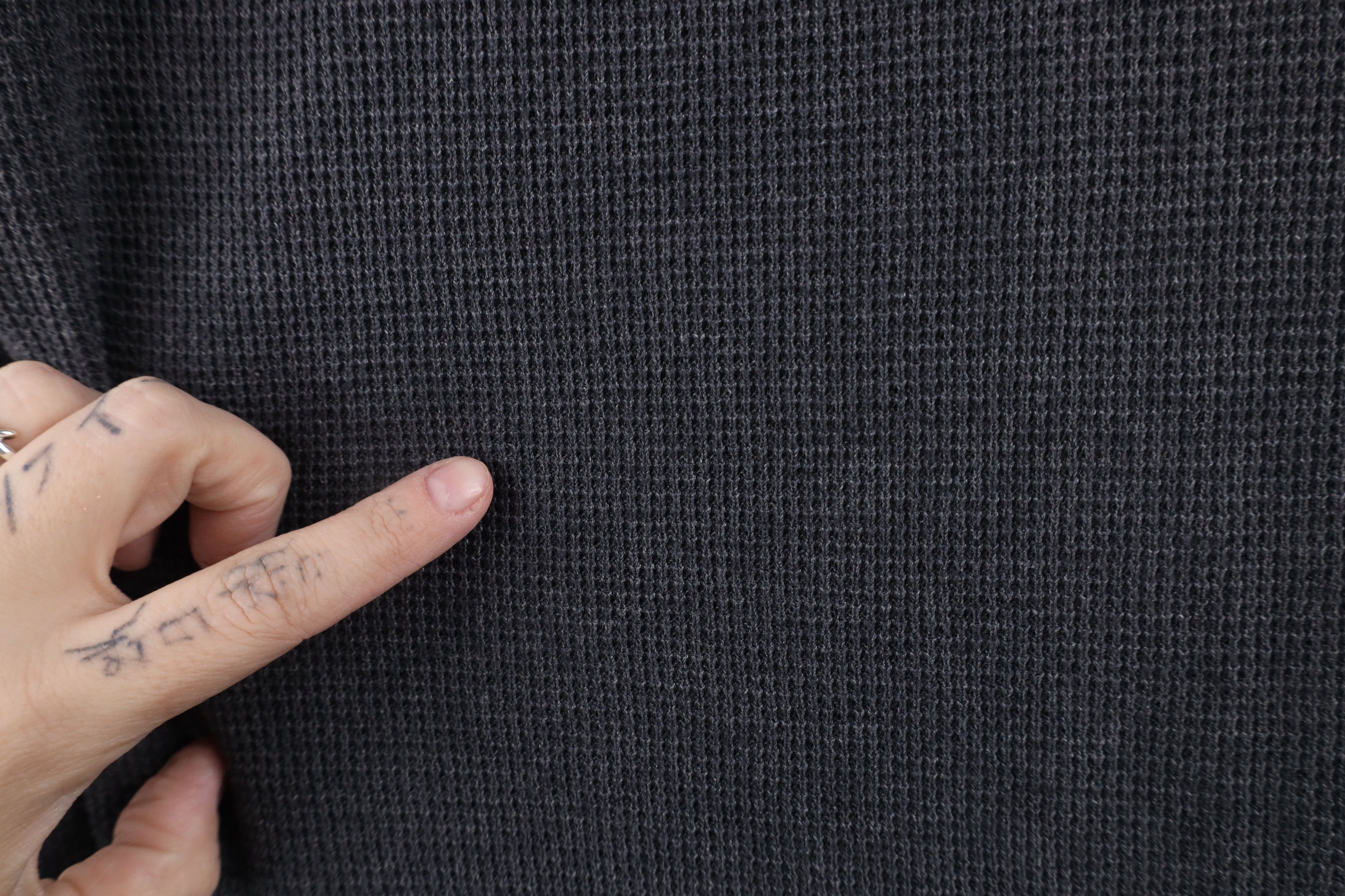 Vintage Vintage 90s Streetwear Long Sleeve Thermal Knit T-Shirt USA Size US XL / EU 56 / 4 - 6 Thumbnail
