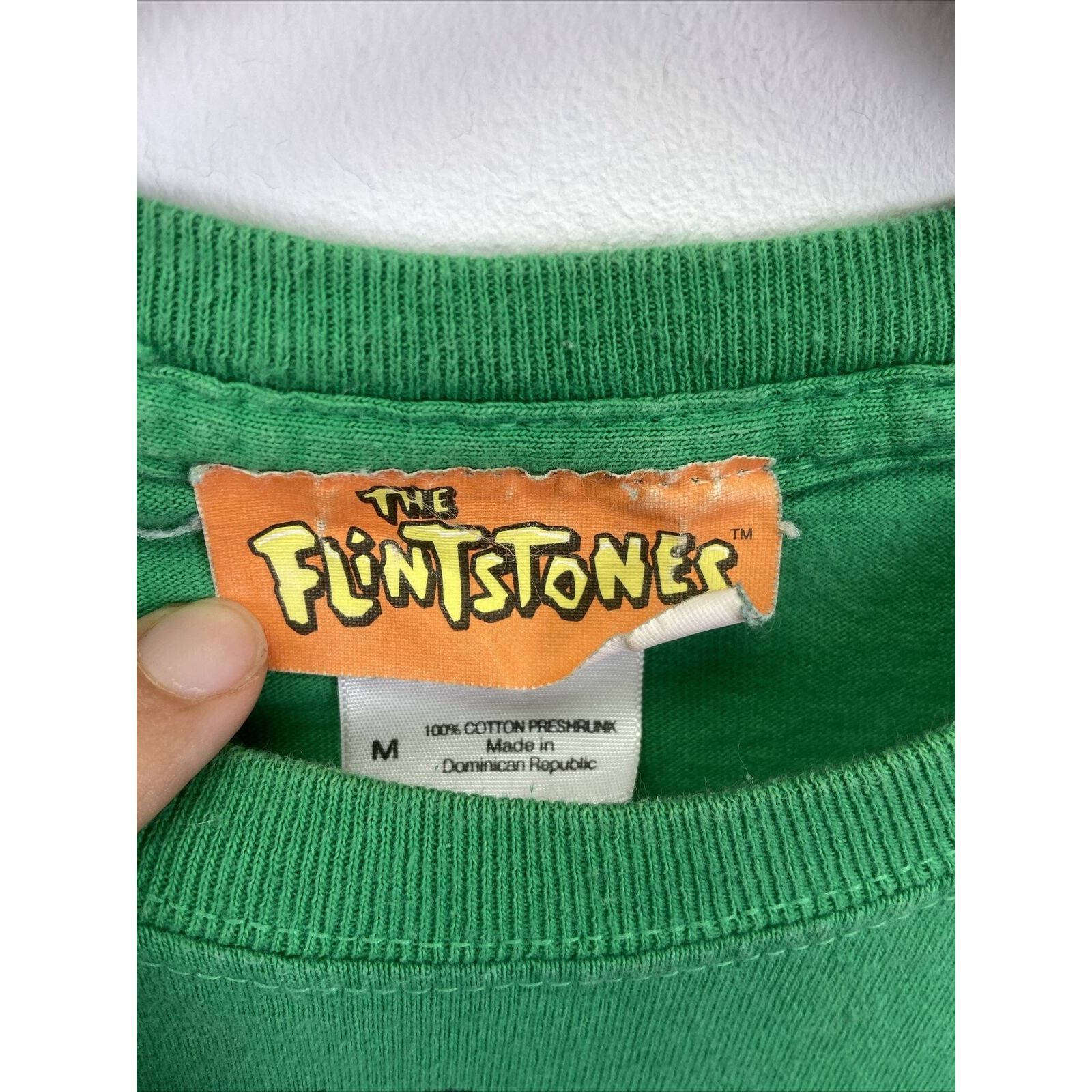 The Unbranded Brand The Flinstones Dino Y2K Green Print T-Shirt Size Medium Size US M / EU 48-50 / 2 - 3 Thumbnail